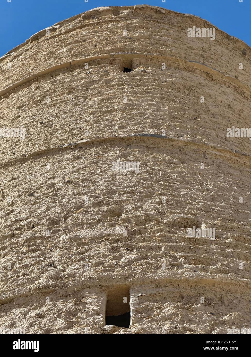 Bahla fort, Oman, built in the 13th century - Smartphone Captured Stock Image