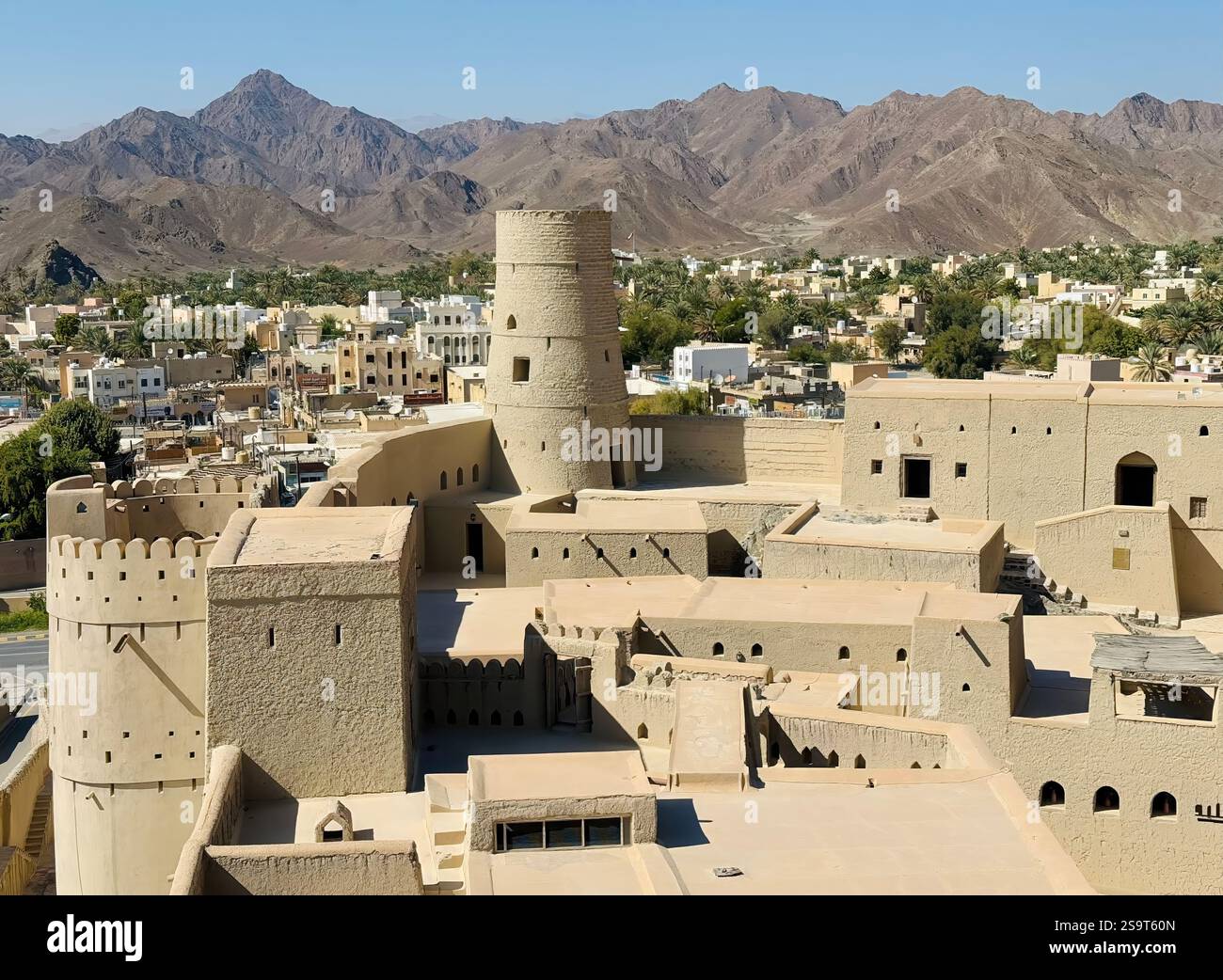 Bahla fort, Oman, built in the 13th century - Smartphone Captured Stock Image