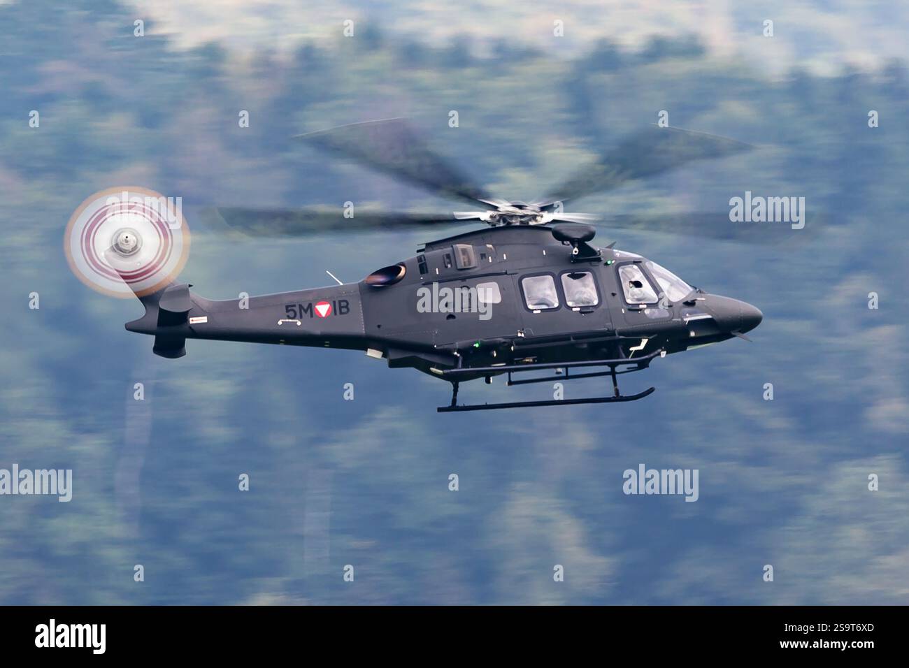 Zeltweg, Austria - September 7, 2024: Austrian Air Force AgustaWestland ...