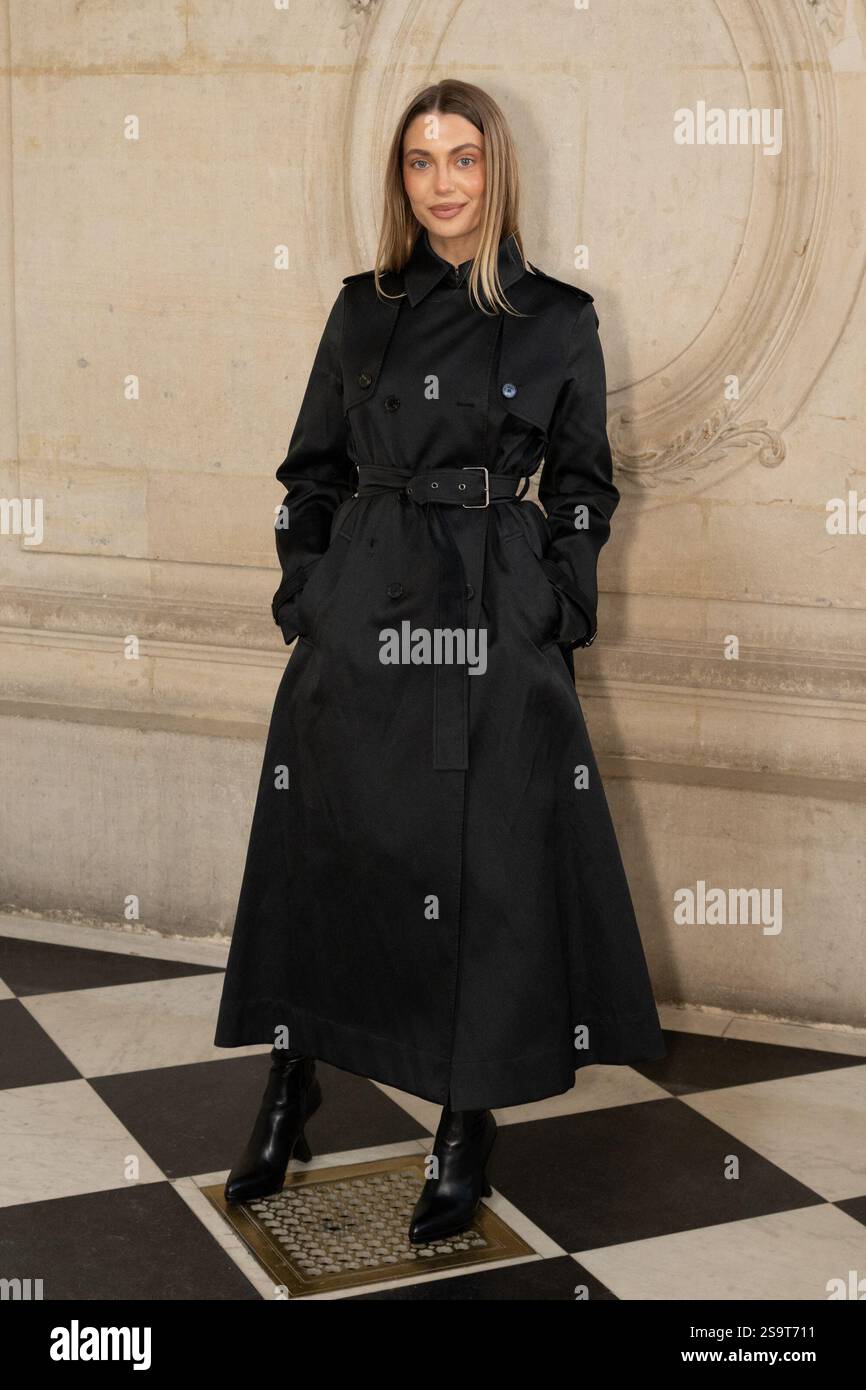 Heloise Agostinelli attends the Christian Dior show during Paris ...