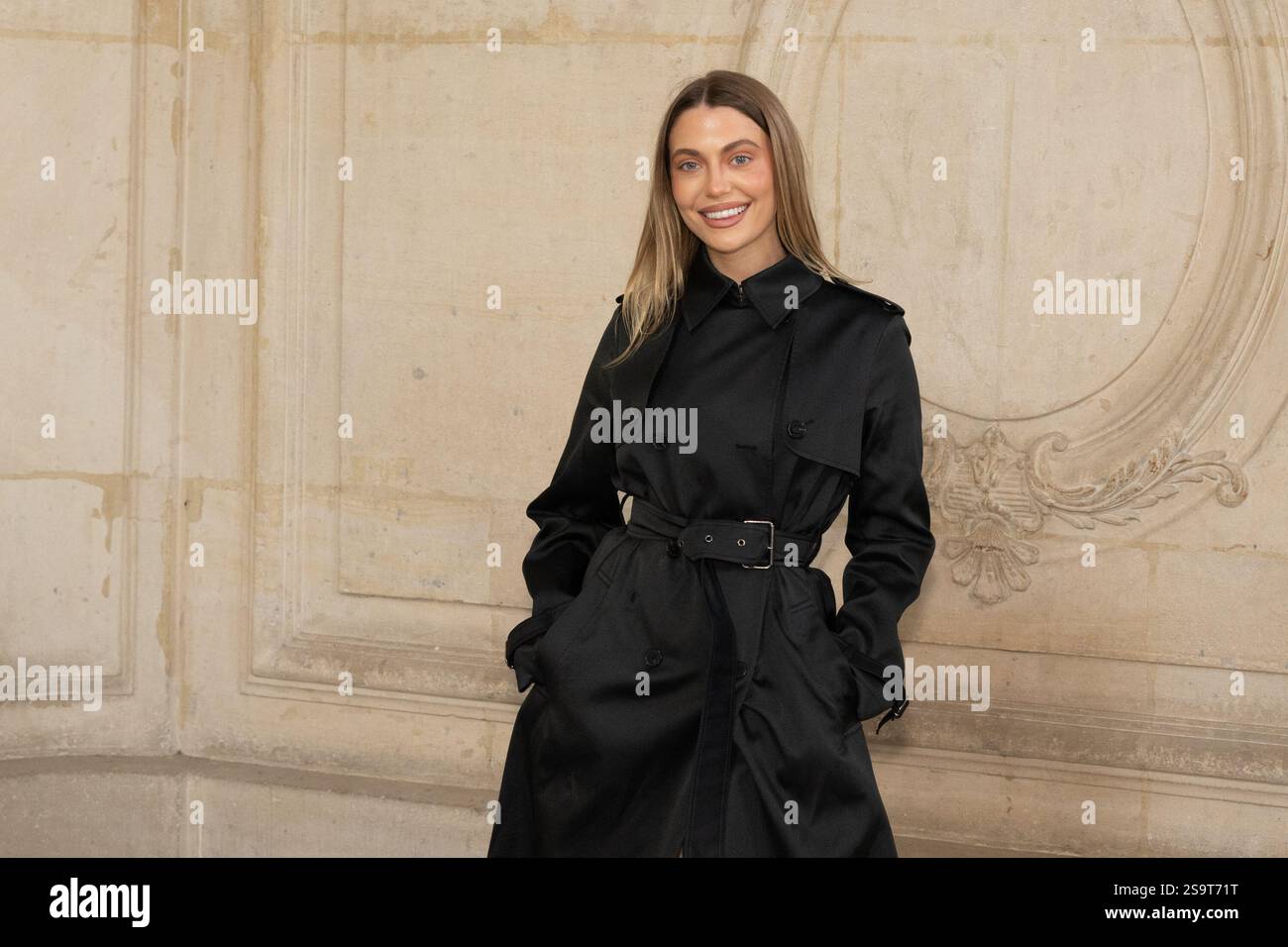 Heloise Agostinelli attends the Christian Dior show during Paris ...