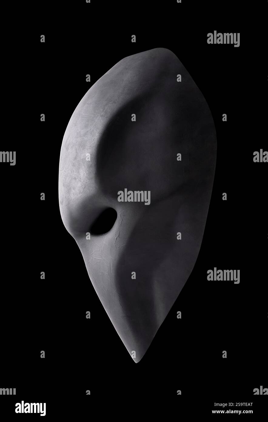 Black mask isolated on black background with clipping path Stock Photo ...