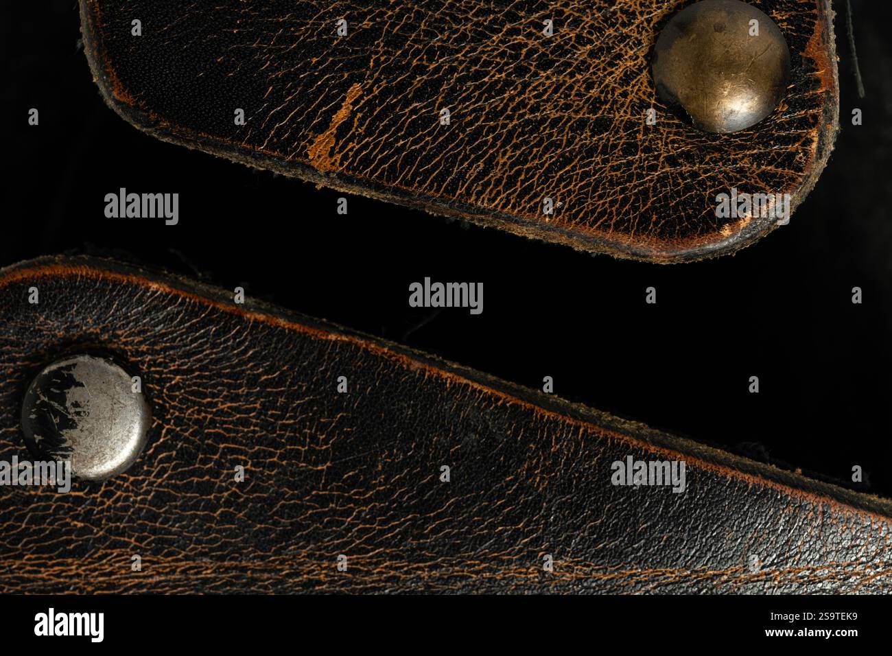 Leather texture background. Close up of brown leather texture background Stock Photo