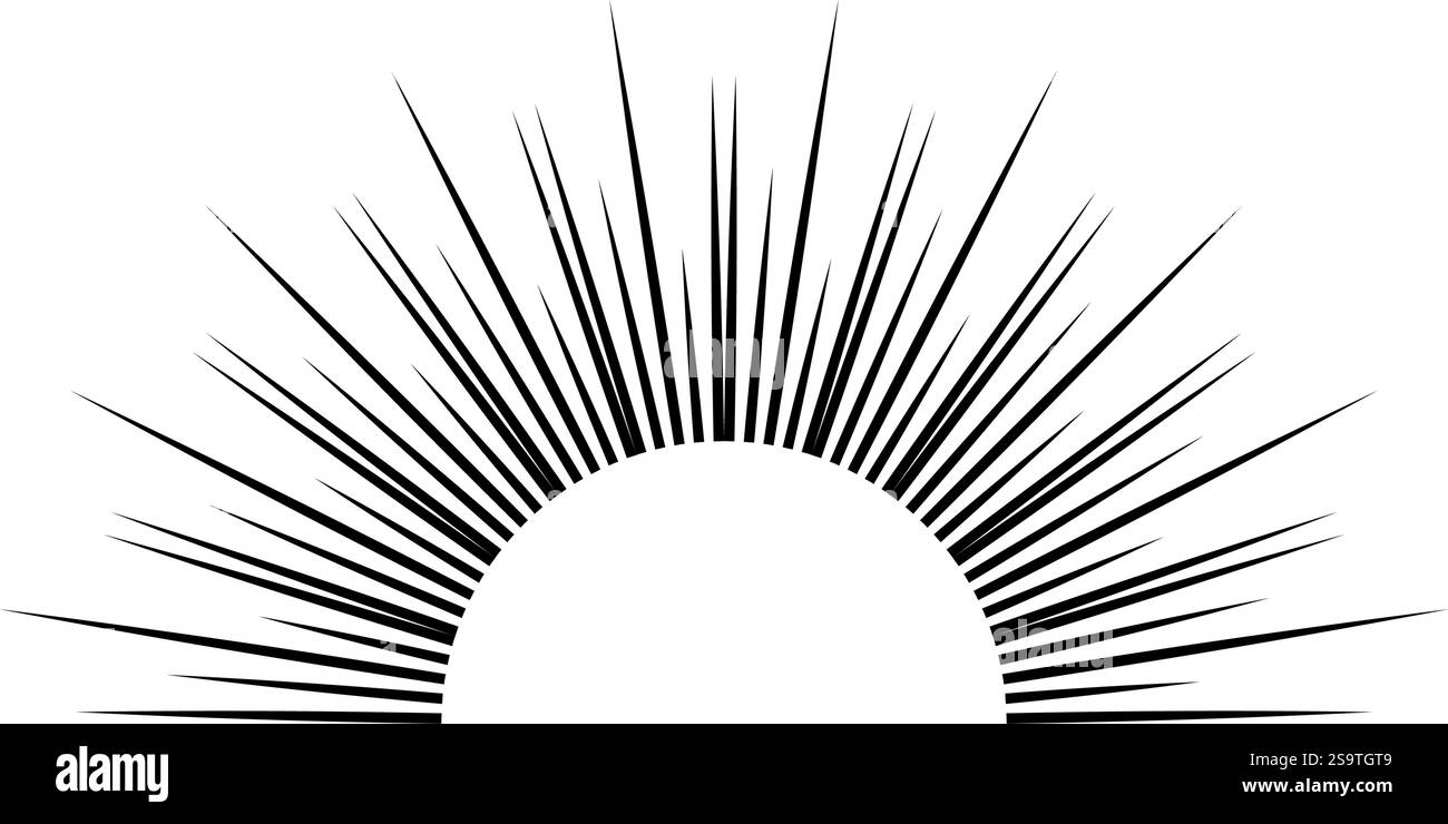 Sun icon, sunburst vector illustration element for design Stock Vector ...