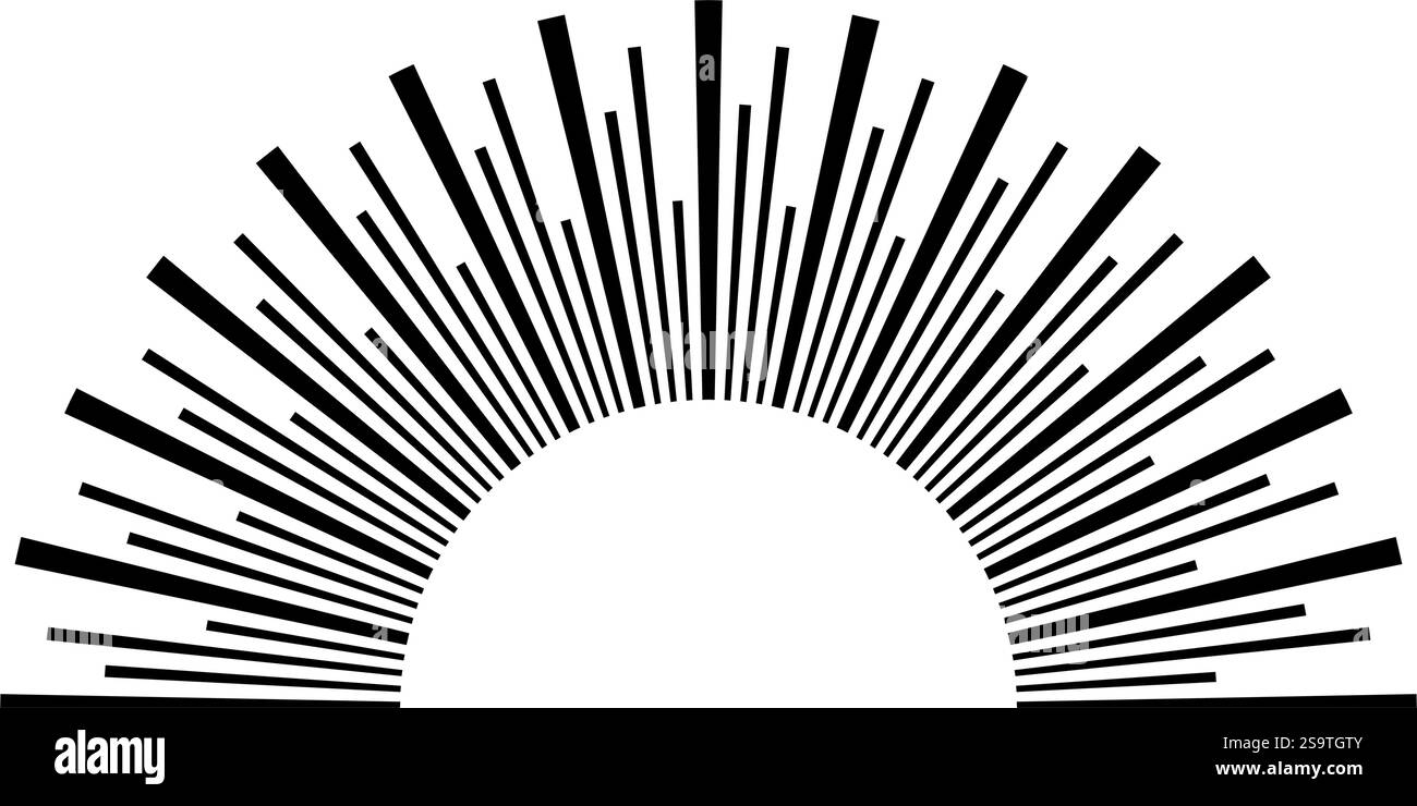 Sun icon, sunburst vector illustration element for design Stock Vector ...