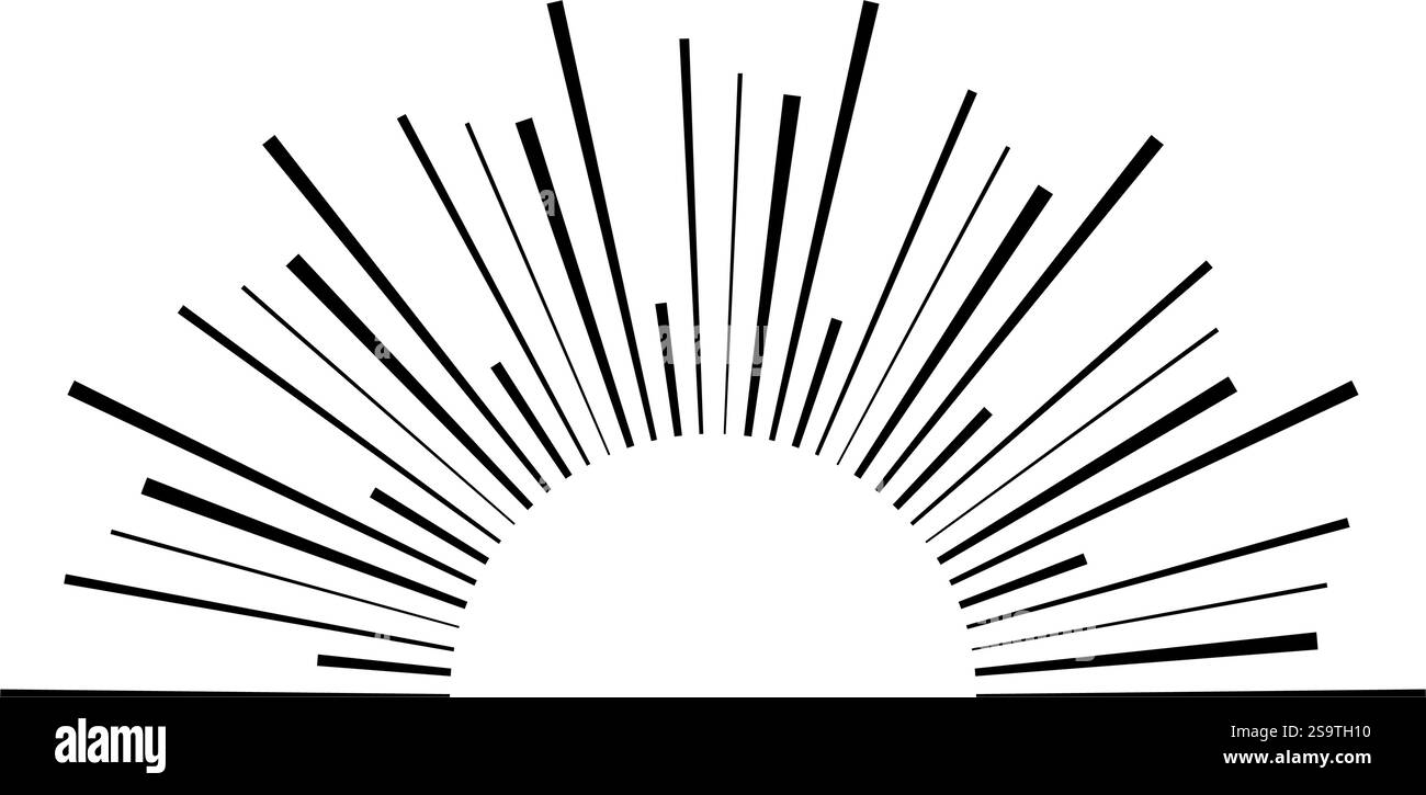 Sun icon, sunburst vector illustration element for design Stock Vector ...