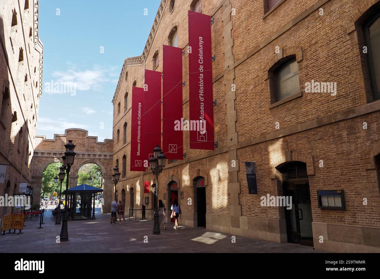 Museum of the history of Catalunya, Palau de Mar, Barceloneta, Barcelona,Catalonia,Spain,Europe Stock Photo