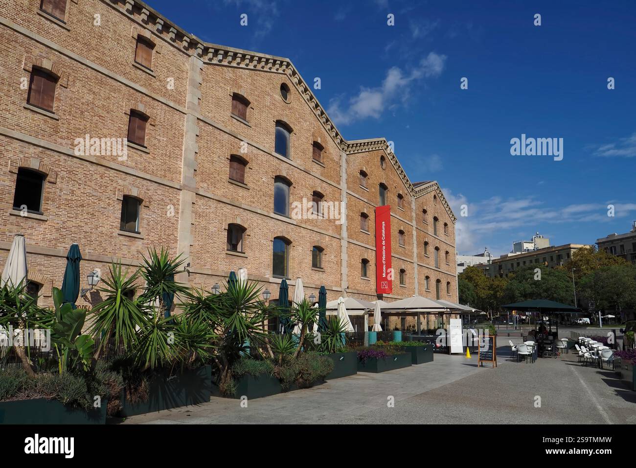 Museum of the history of Catalunya, Palau de Mar, Barceloneta, Barcelona,Catalonia,Spain,Europe Stock Photo