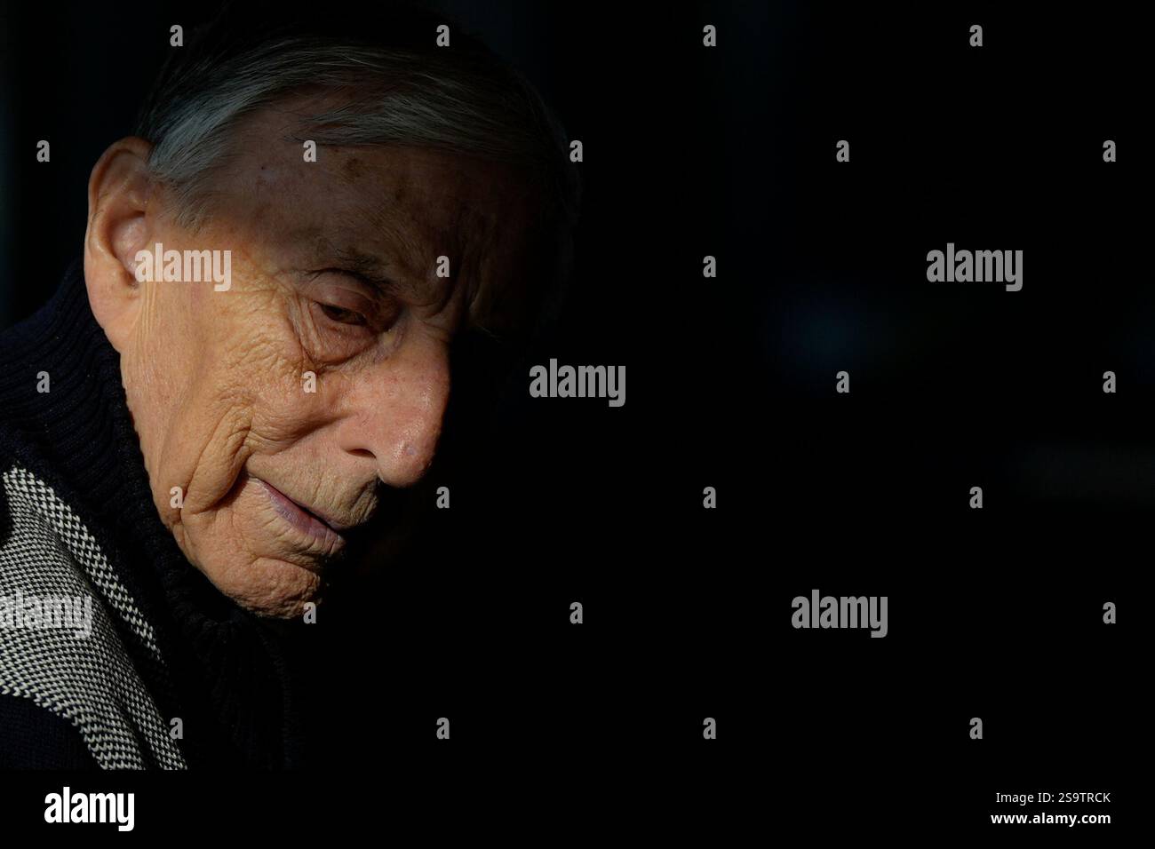 Gilya Shklyar, 86, a Holocaust survivor, attends an International