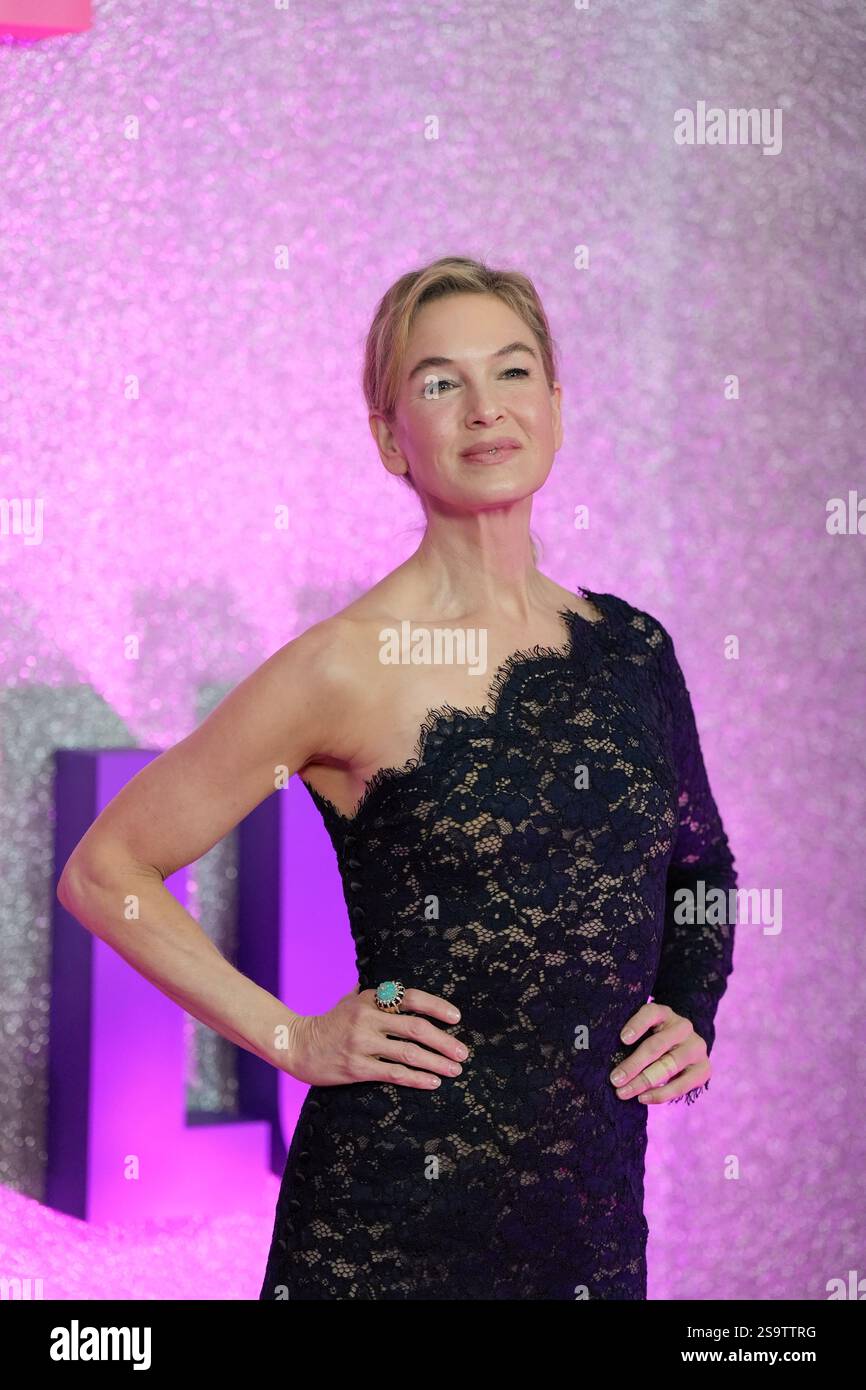 Renee Zellweger poses for photographers upon arrival at the screening for the film 'Bridget