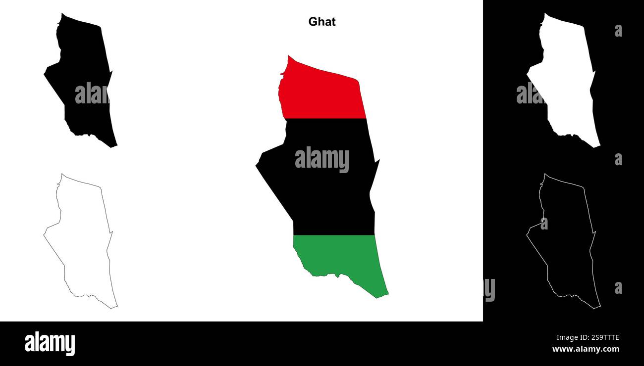 Ghat eps map hi-res stock photography and images - Alamy