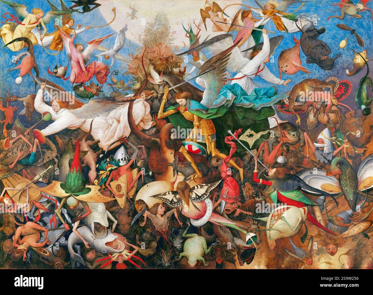 Pieter bruegel the elder the fall of the rebel angels hi-res