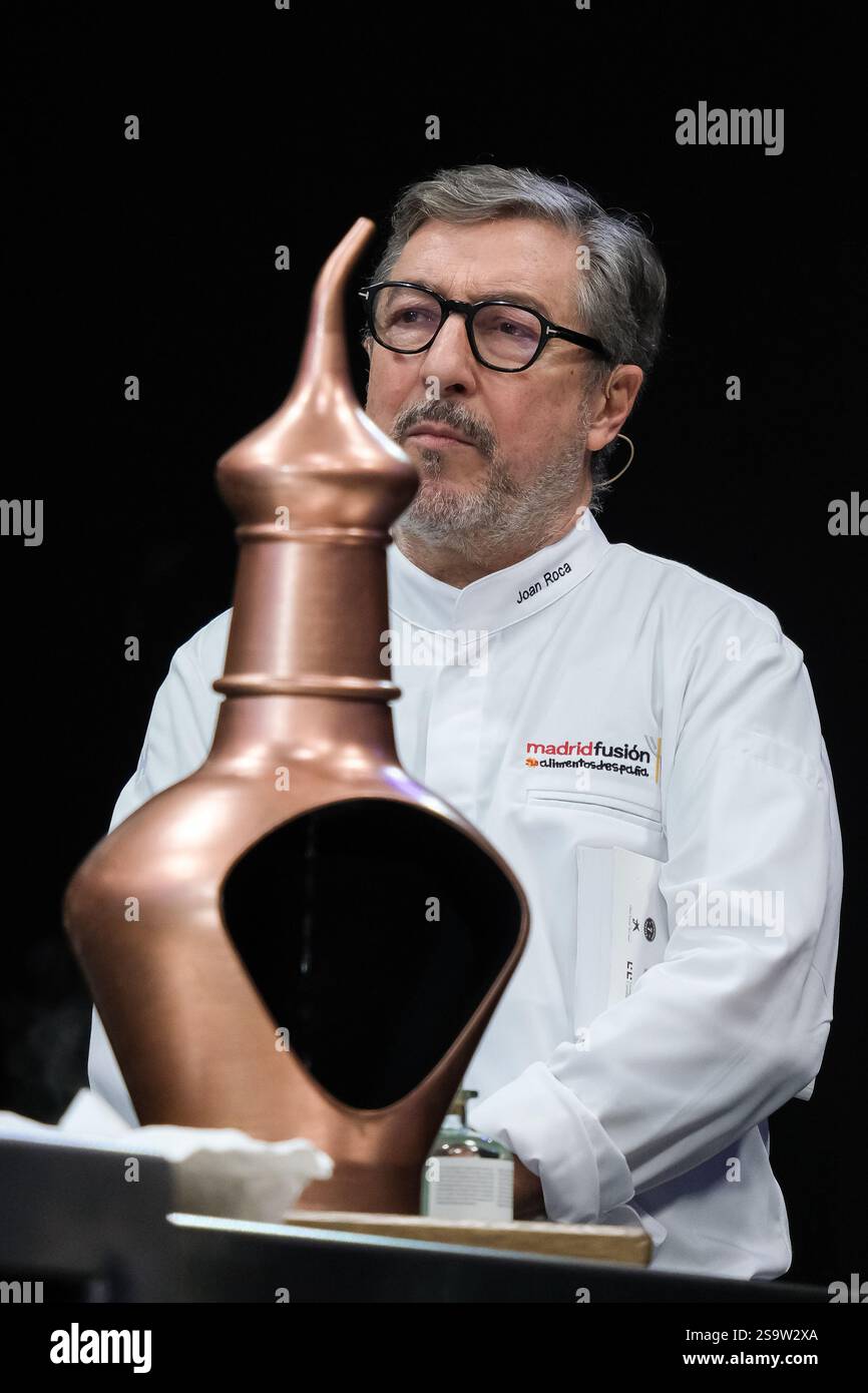 Spanish chef Joan Roca during the 30 edition of the MadridFusion 2025 ...