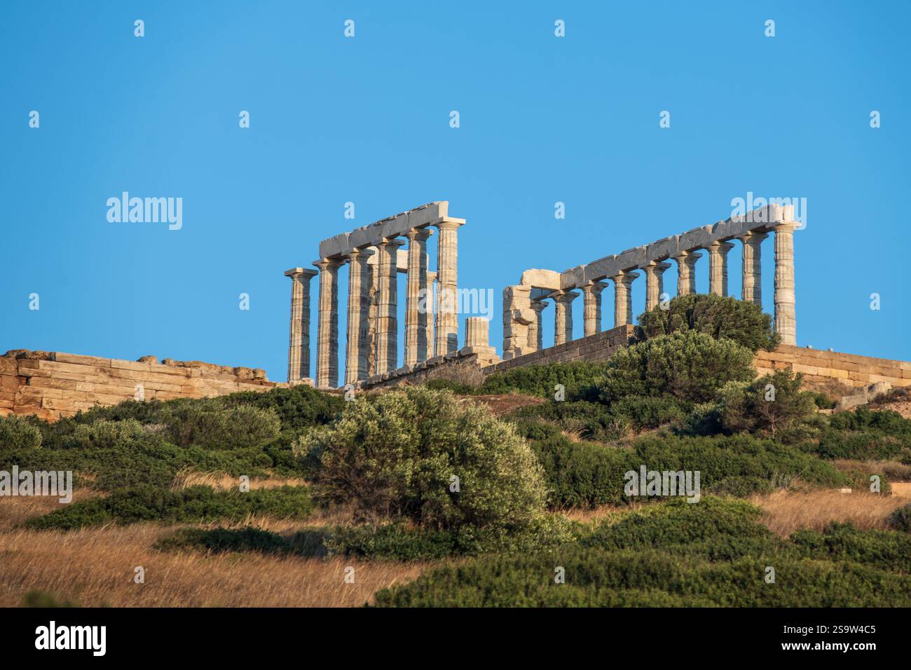 Cape Sounion: Temple of Poseidon. Greece Stock Photo - Alamy