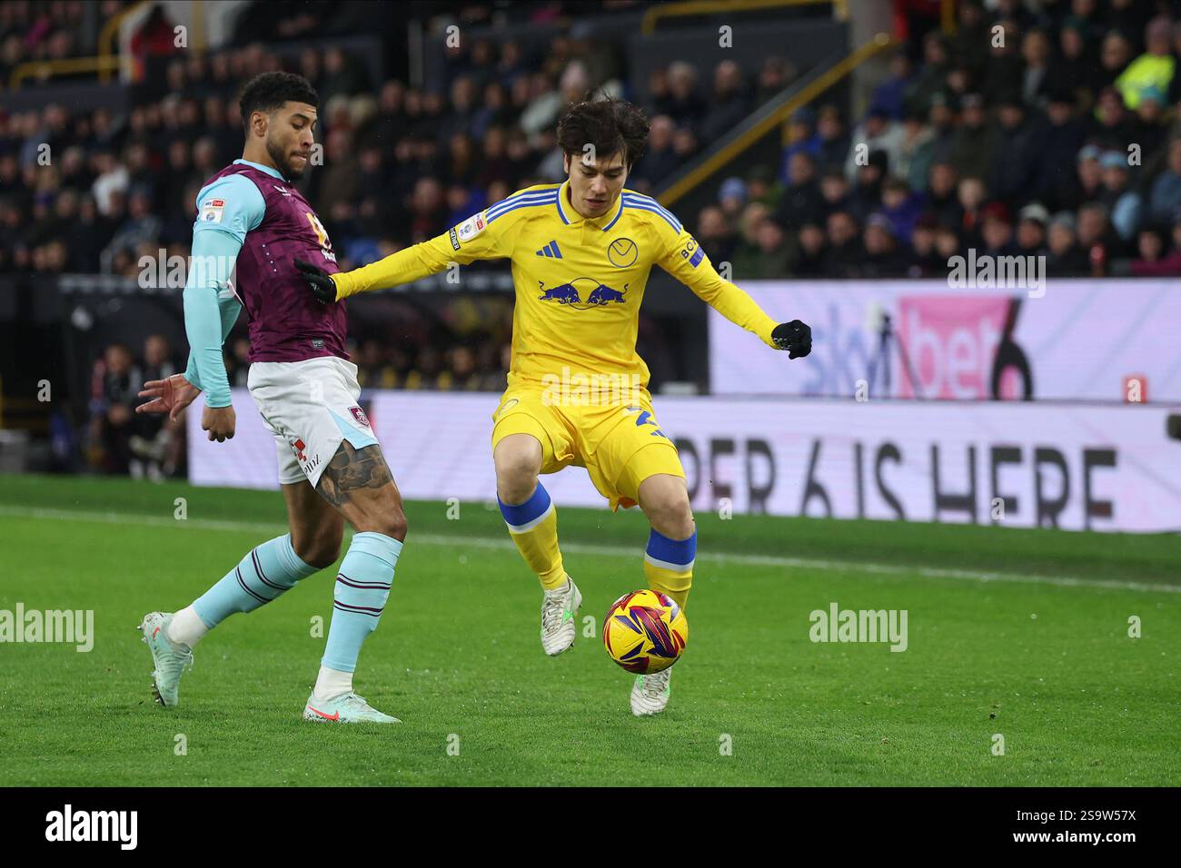 Ao Tanaka (Leeds United) during the Sky Bet Championship match between