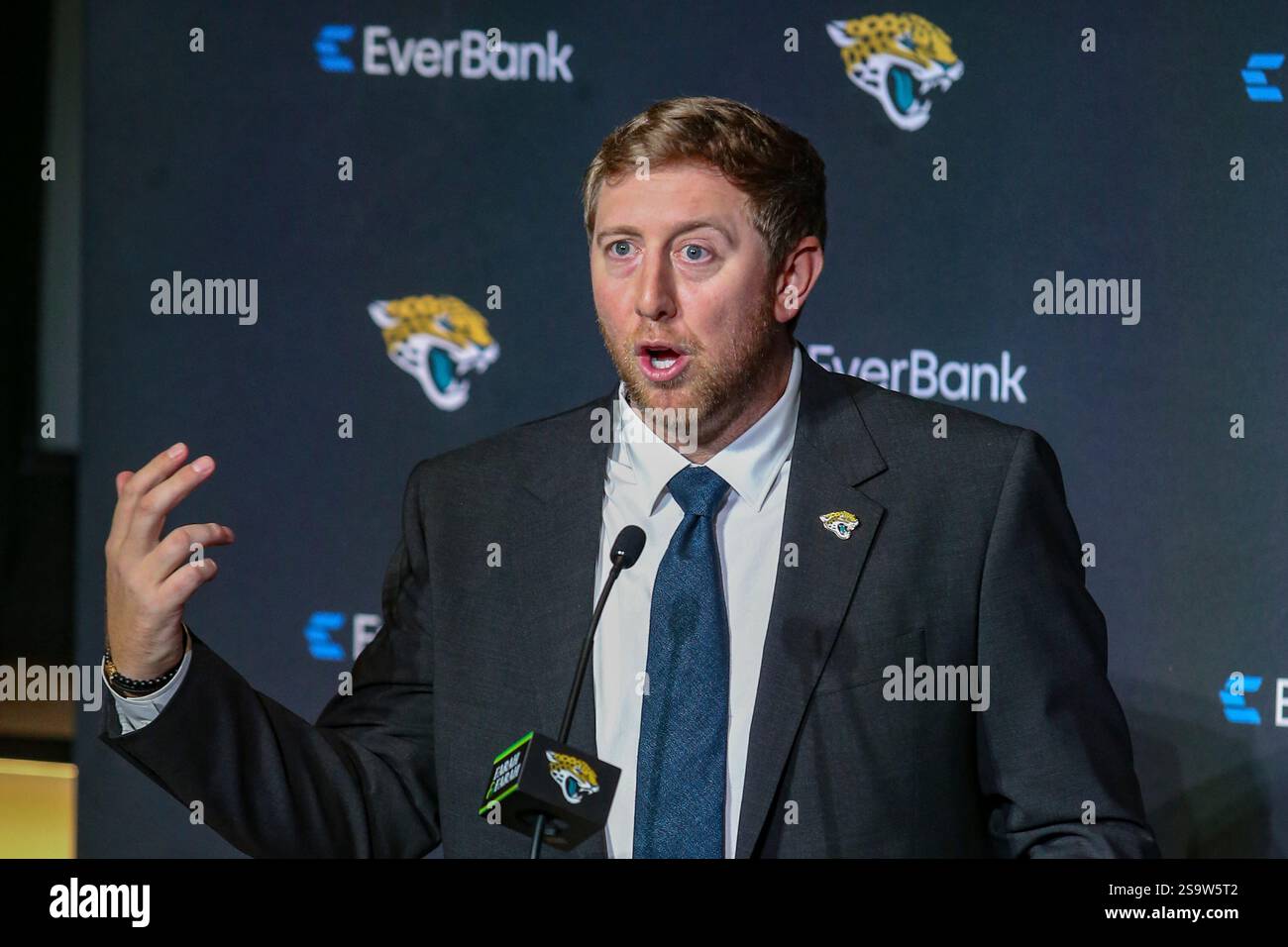 Jacksonville Jaguars new head coach - Jacksonville Jaguars New Head Coach Liam Coen Speaks With The Media During An Nfl Football News Conference In Jacksonville Fla Monday Jan 27 2025 Ap Photogary Mccullough 2S9W5T2 