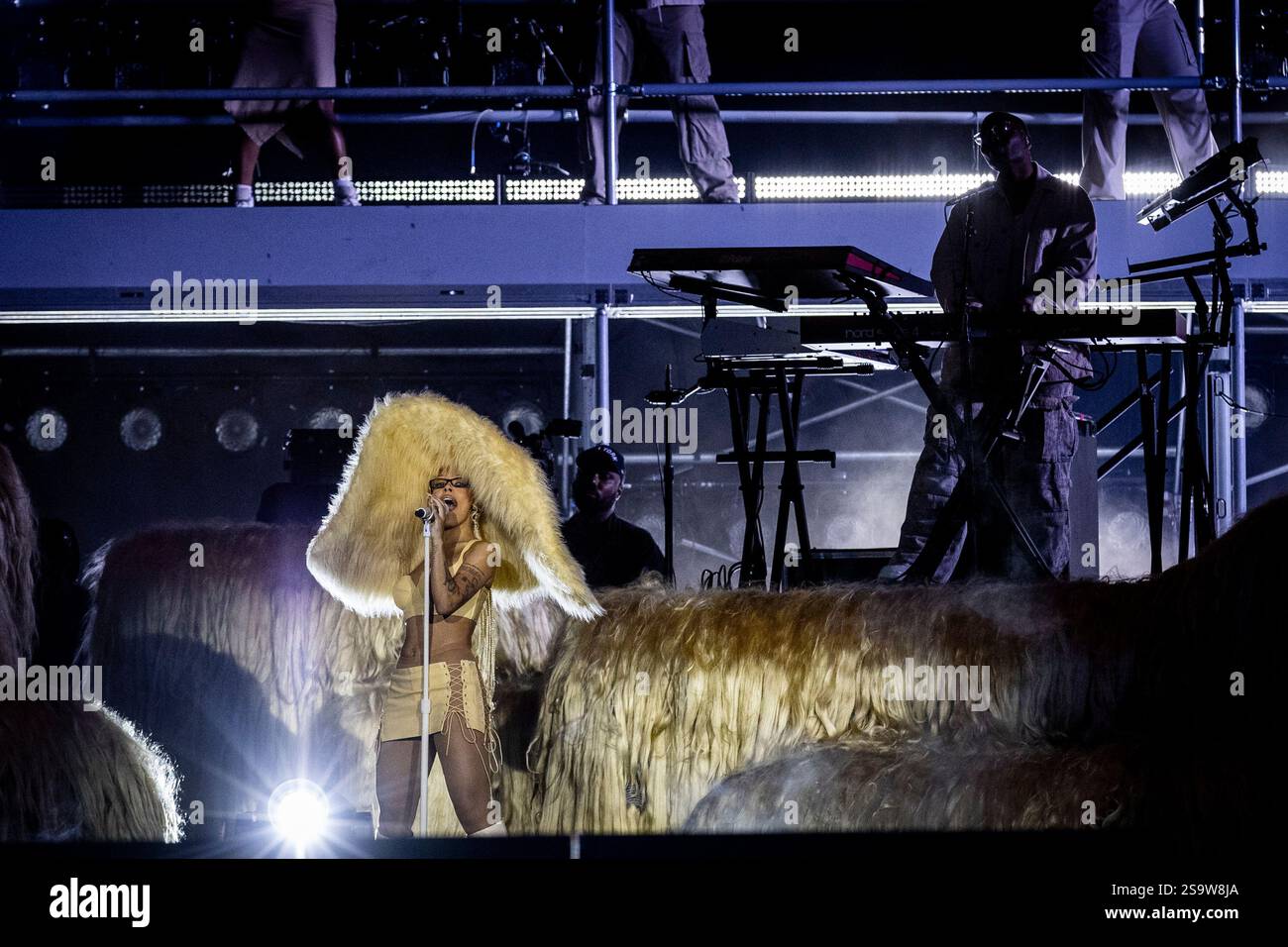 Doja Cat Live In Concert Roskilde Festival Denmark Stock Photo Alamy