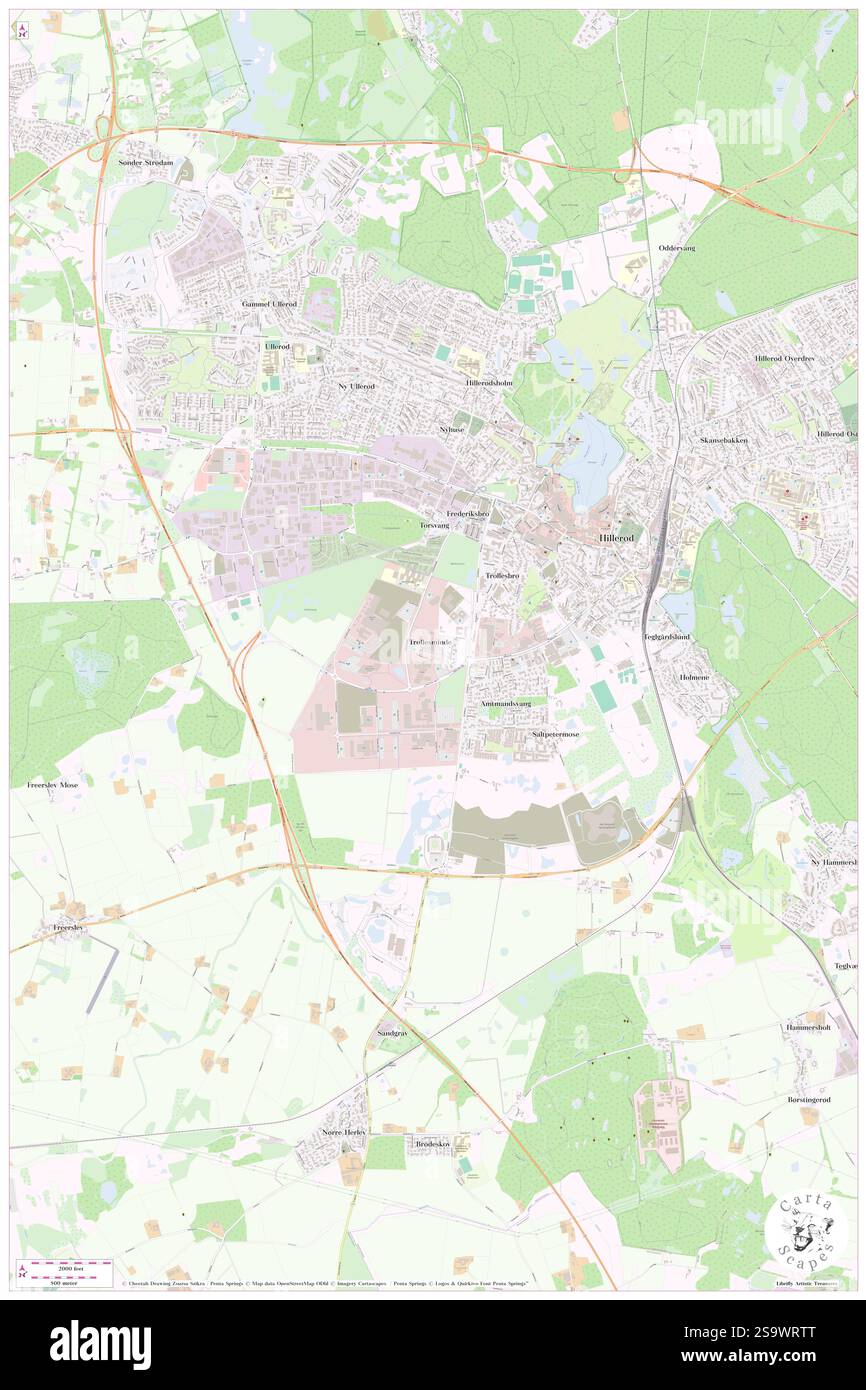 Trollesminde, Hillerød Kommune, DK, Denmark, Capital Region, N 55 55 ...