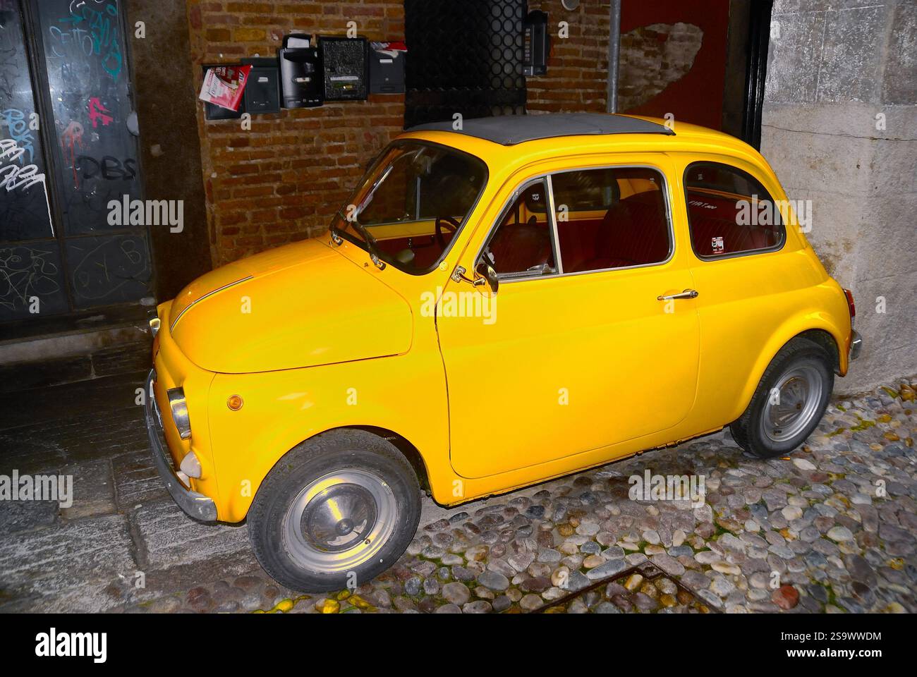 Padua, Italy. FIAT 500 L - 1971. historic Italian car Stock Photo - Alamy