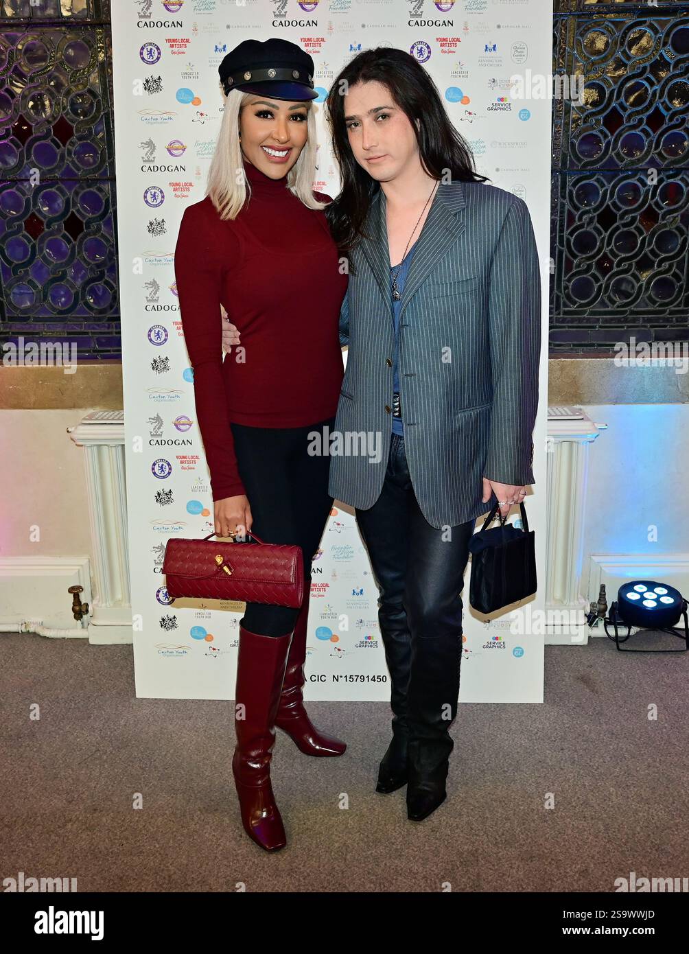 LONDON, UK. 26th Jan, 2025. Chaly DN, Giordano Fabriano attended A Day in Your Life Awards held by 'Day in Your Life' is a community-minded project at Cadogan Hall, in London, England. (Photo by 李世惠/See Li/Picture Capital) Credit: See Li/Picture Capital/Alamy Live News Stock Photo