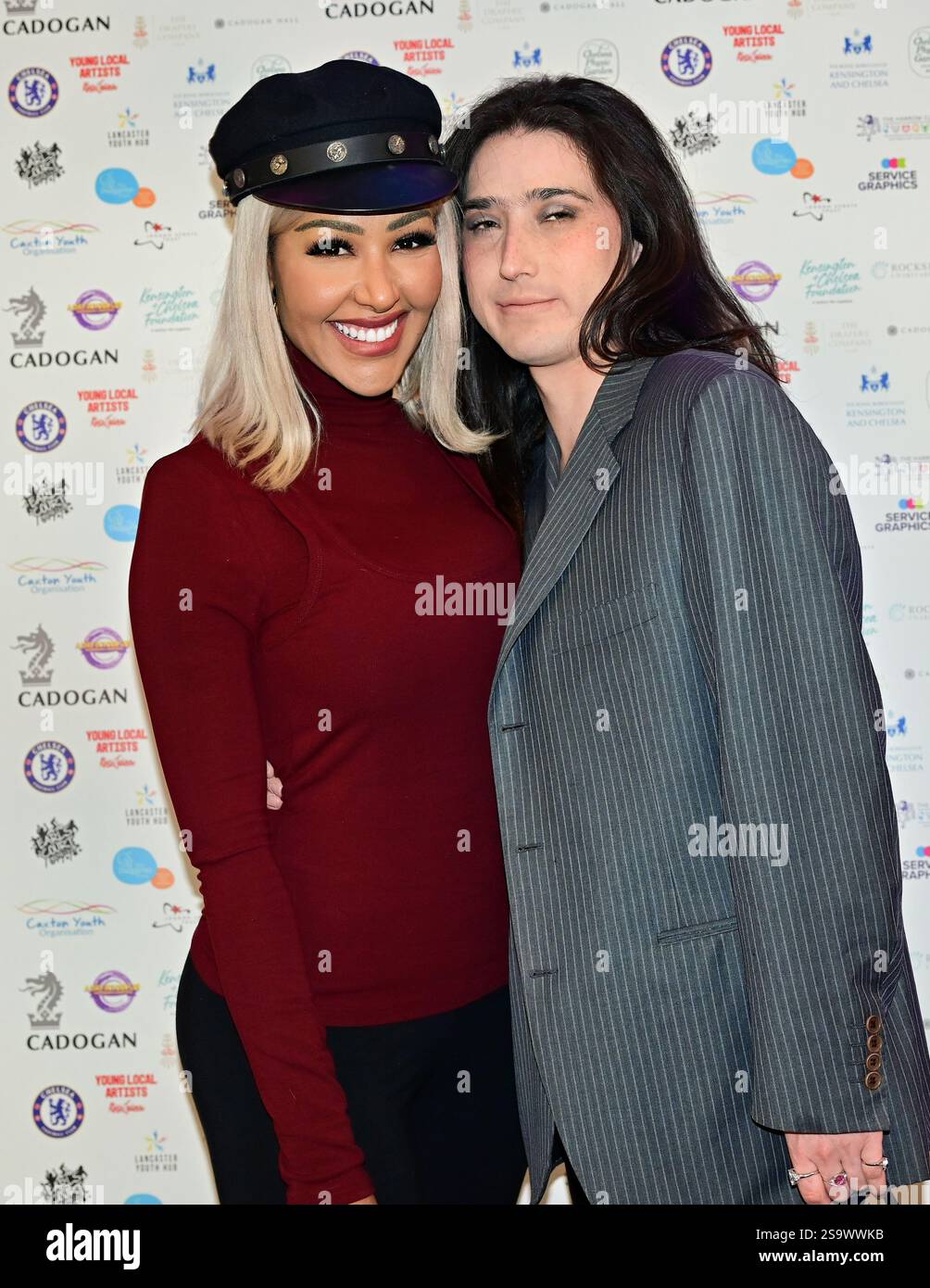 LONDON, UK. 26th Jan, 2025. Chaly DN, Giordano Fabriano attended A Day in Your Life Awards held by 'Day in Your Life' is a community-minded project at Cadogan Hall, in London, England. (Photo by 李世惠/See Li/Picture Capital) Credit: See Li/Picture Capital/Alamy Live News Stock Photo