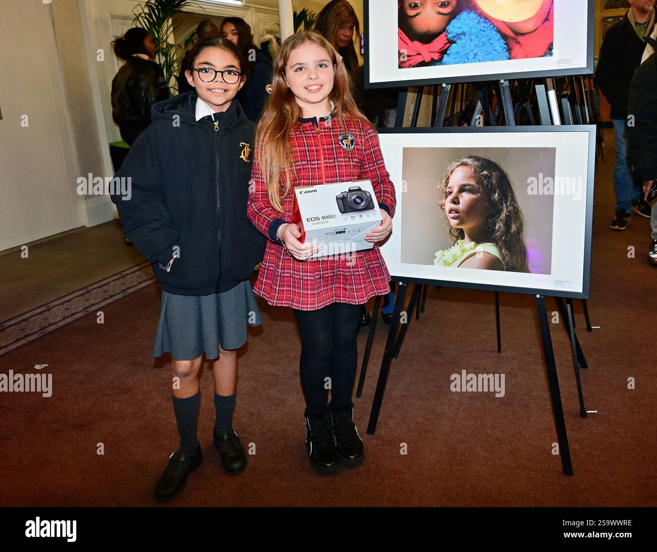 LONDON, UK. 26th Jan, 2025. Photographer Khloe ages 7 win a award at the A Day in Your Life Awards held by 'Day in Your Life' is a community-minded project at Cadogan Hall, in London, England. (Photo by 李世惠/See Li/Picture Capital) Credit: See Li/Picture Capital/Alamy Live News Stock Photo