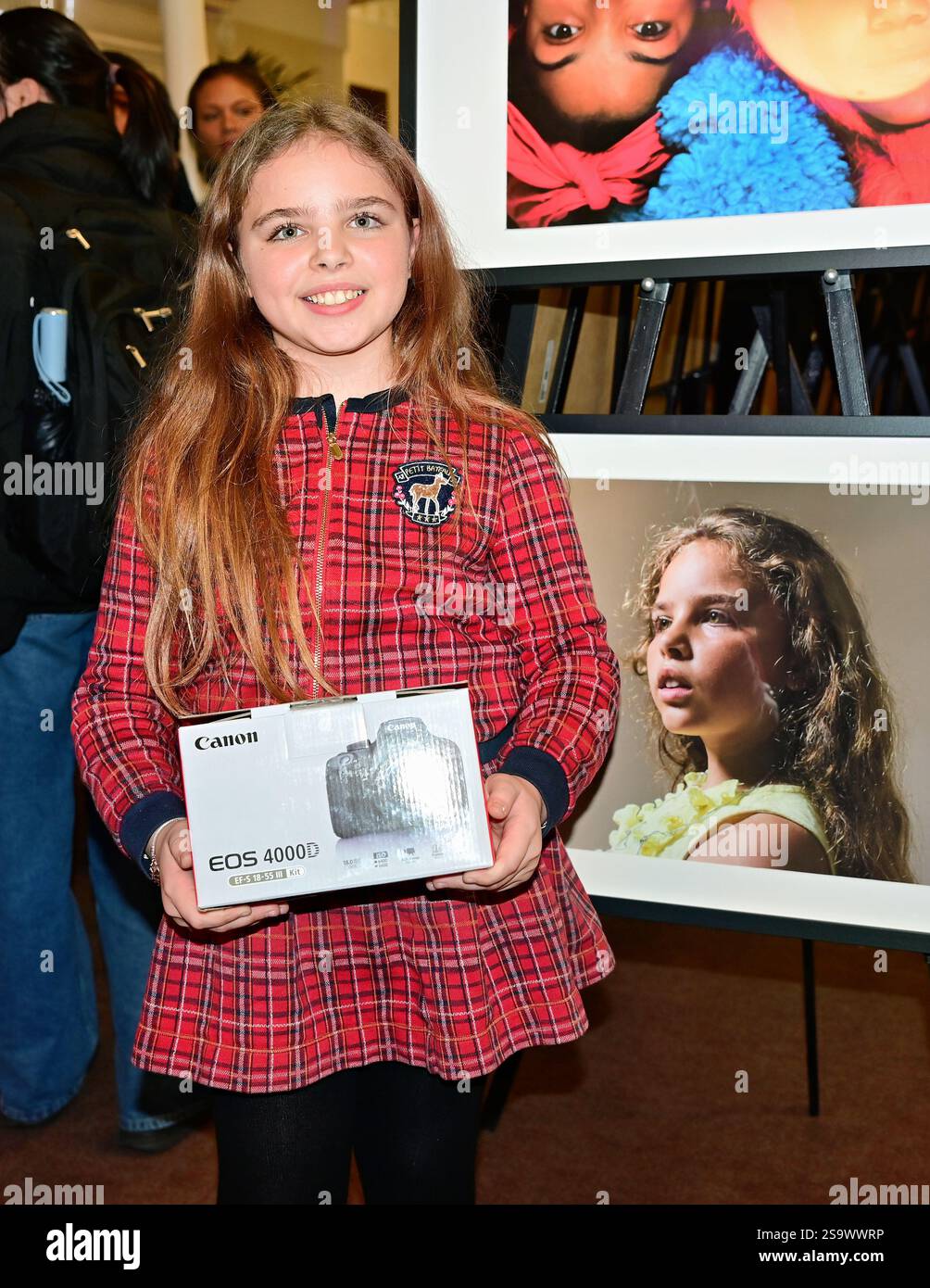 LONDON, UK. 26th Jan, 2025. Photographer Khloe ages 7 win a award at the A Day in Your Life Awards held by 'Day in Your Life' is a community-minded project at Cadogan Hall, in London, England. (Photo by 李世惠/See Li/Picture Capital) Credit: See Li/Picture Capital/Alamy Live News Stock Photo
