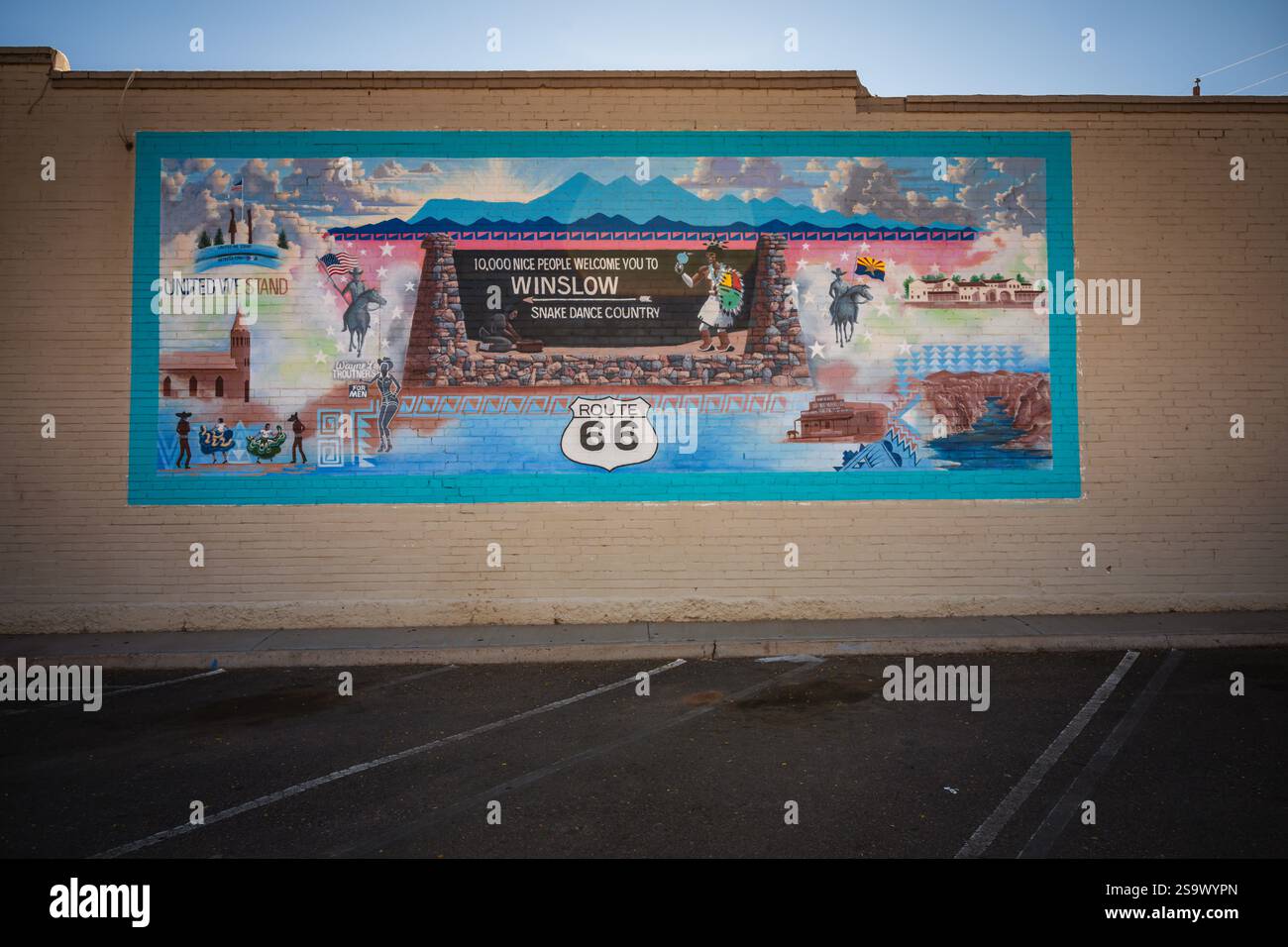 Welcome to winslow sign arizona hi-res stock photography and