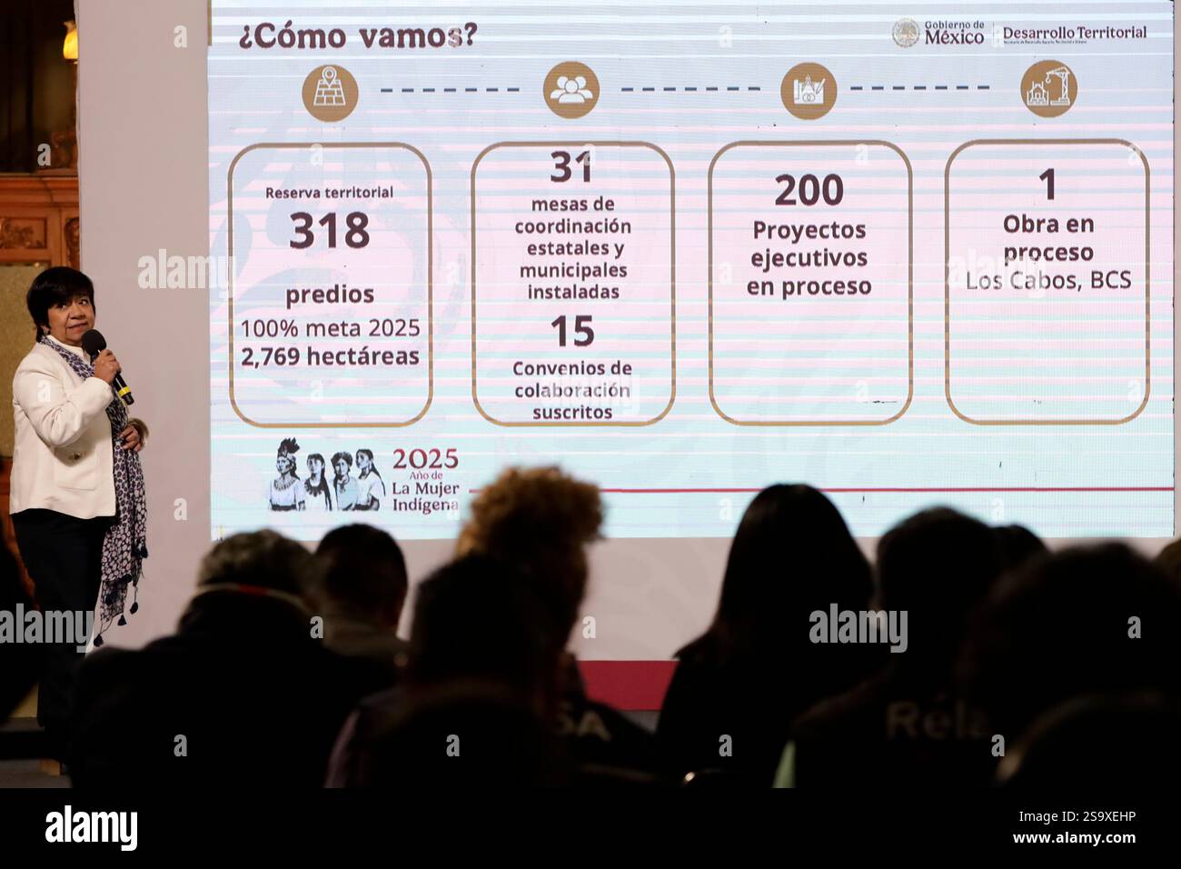 Secretary of Agrarian, Territorial and Urban Development, Edna Vega ...