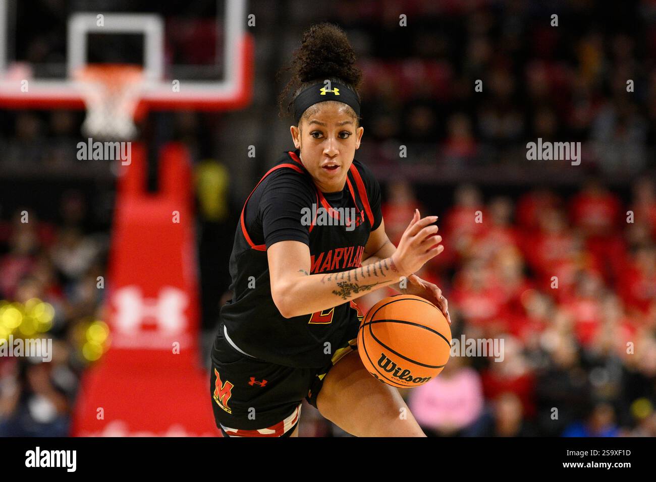 Kaylene Stocker Maryland guard Kaylene Smikle (2) in action during the second half of ...