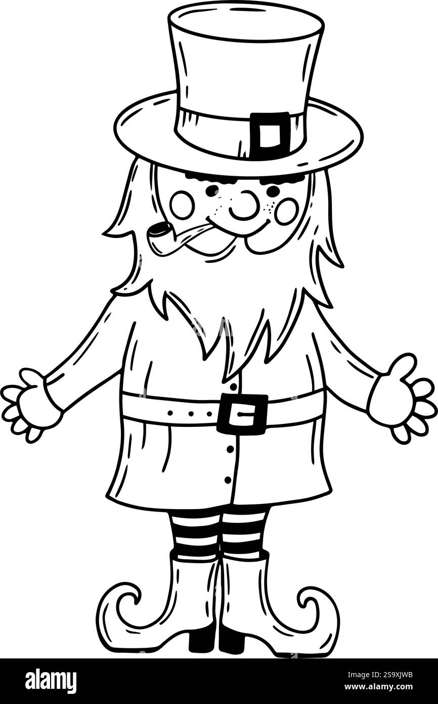 Character wearing Black and White Stock Photos Images Alamy