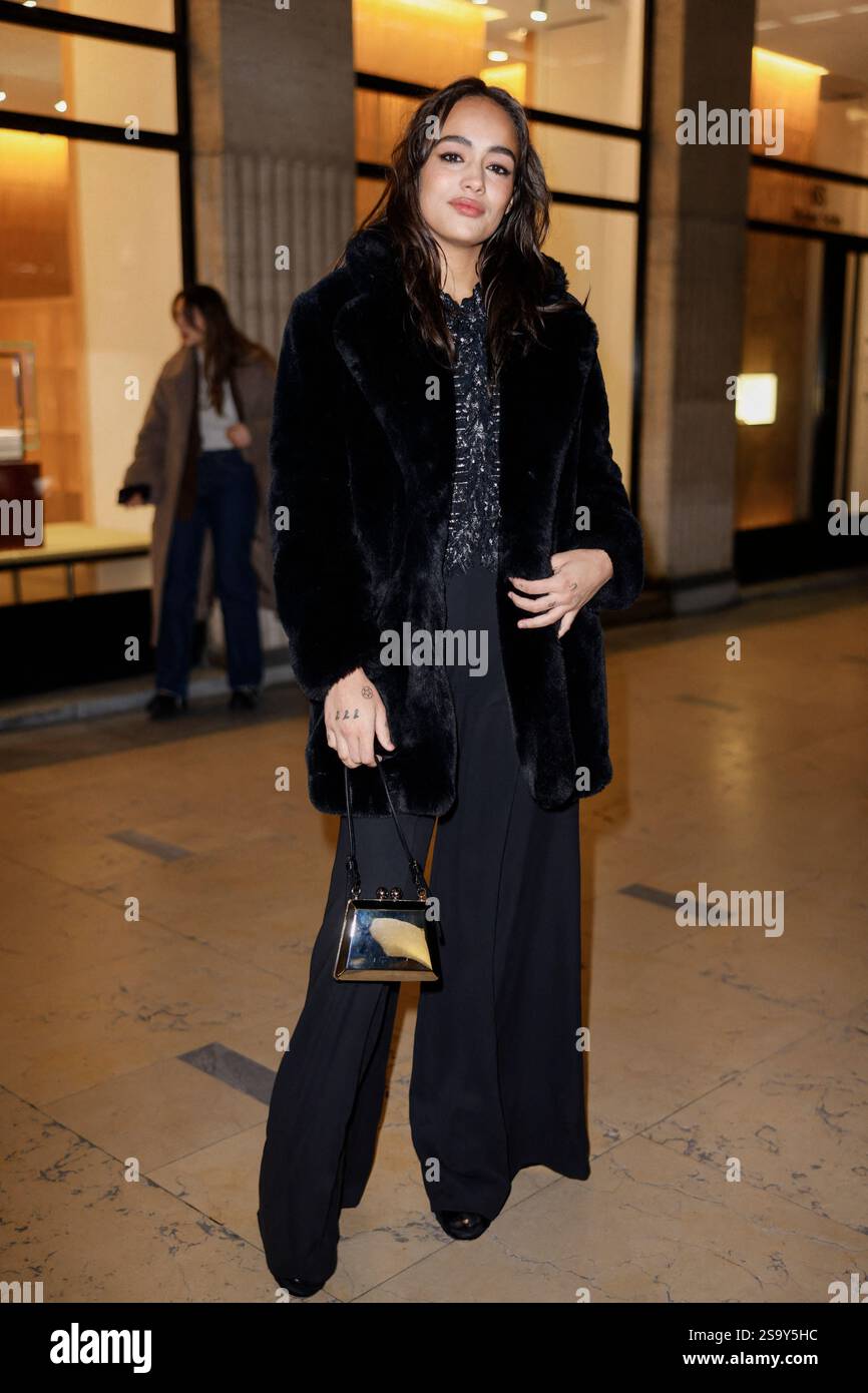 Paris France 27th Jan 2025 Thalia Besson Arrives To Gianbattista Paris France 27th Jan 2025 Thalia Besson Arrives To Gianbattista Valli Fashion Show During The Haute Couture Fallwinter 2025 2026 Fashion Week On January 27 2025 In Paris France Photo By Marco Piovanottoabacapresscom Credit Abaca Pressalamy Live News 2S9Y5HC