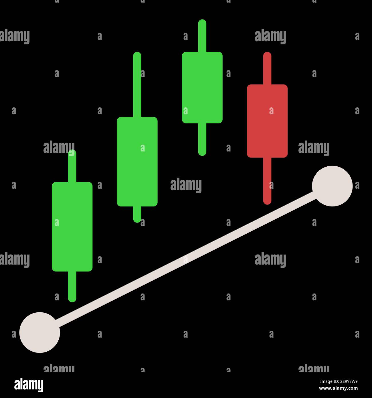Trading and Crypto Analytics vector concept colored icon or design ...