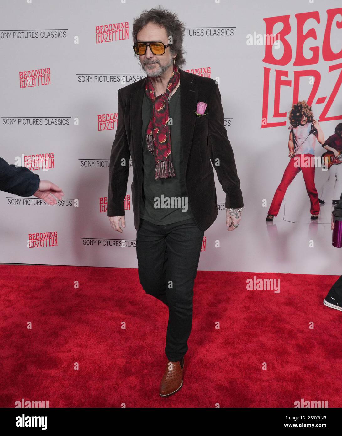 Chris Robinson arrives at the BECOMING LED ZEPPELIN Los Angeles ...