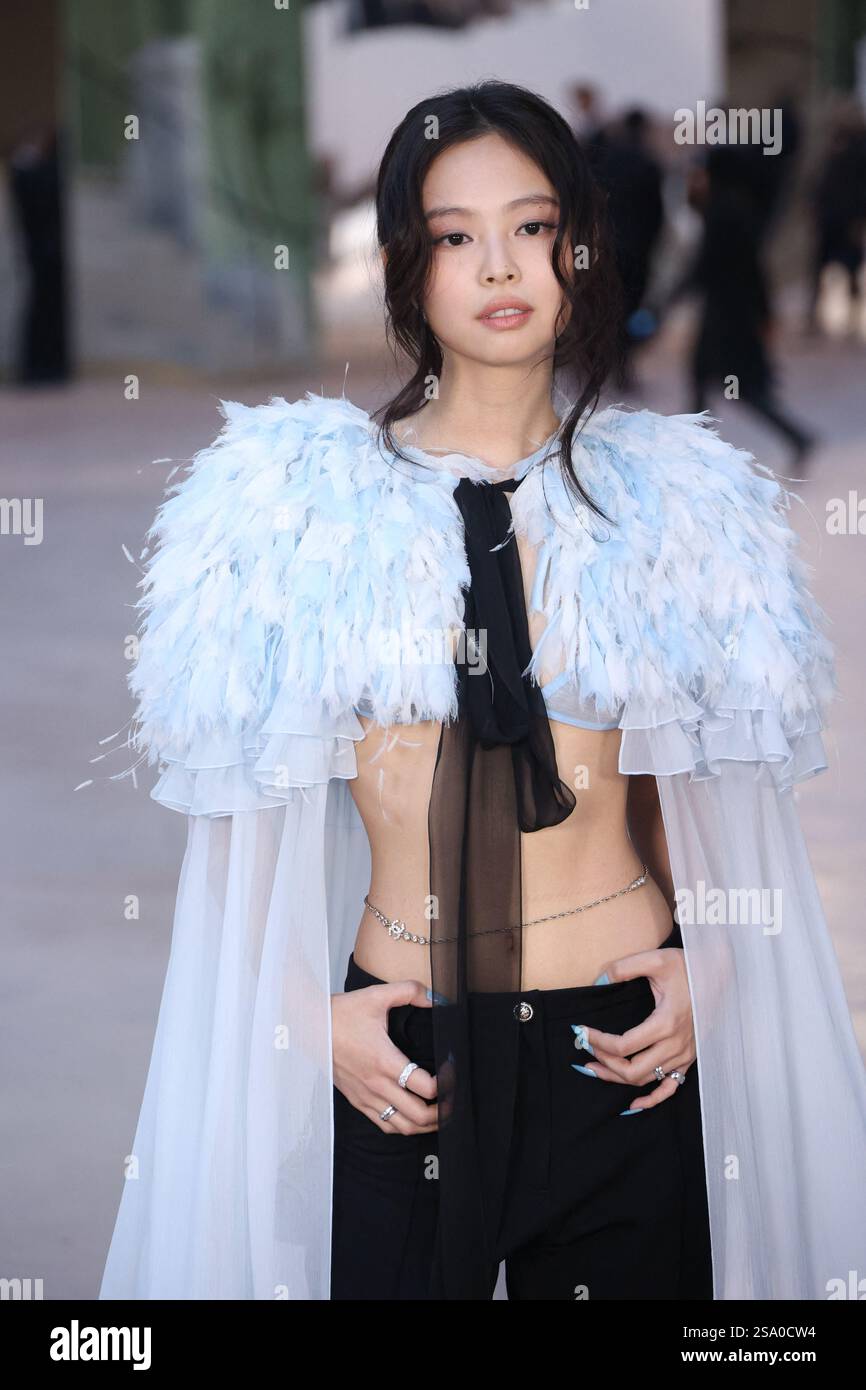 Jennie Kim attends the Chanel Haute Couture SpringSummer 2025 show as