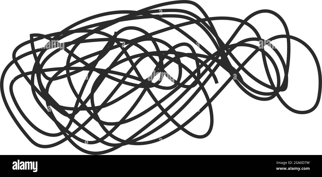 Scrible line art hand draw vector Stock Vector Image & Art - Alamy