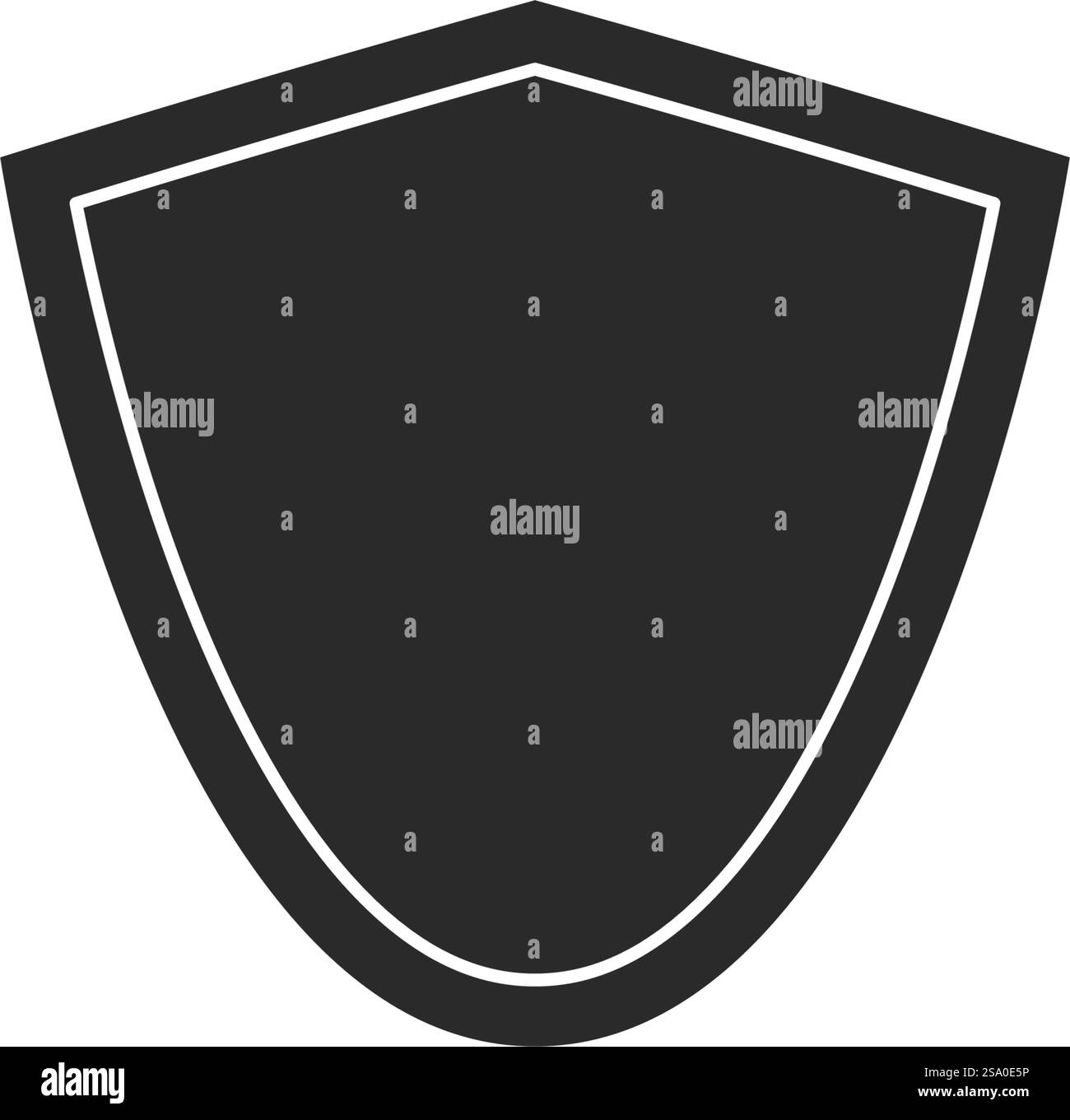Shield illustration logo icon template Stock Vector Image & Art - Alamy