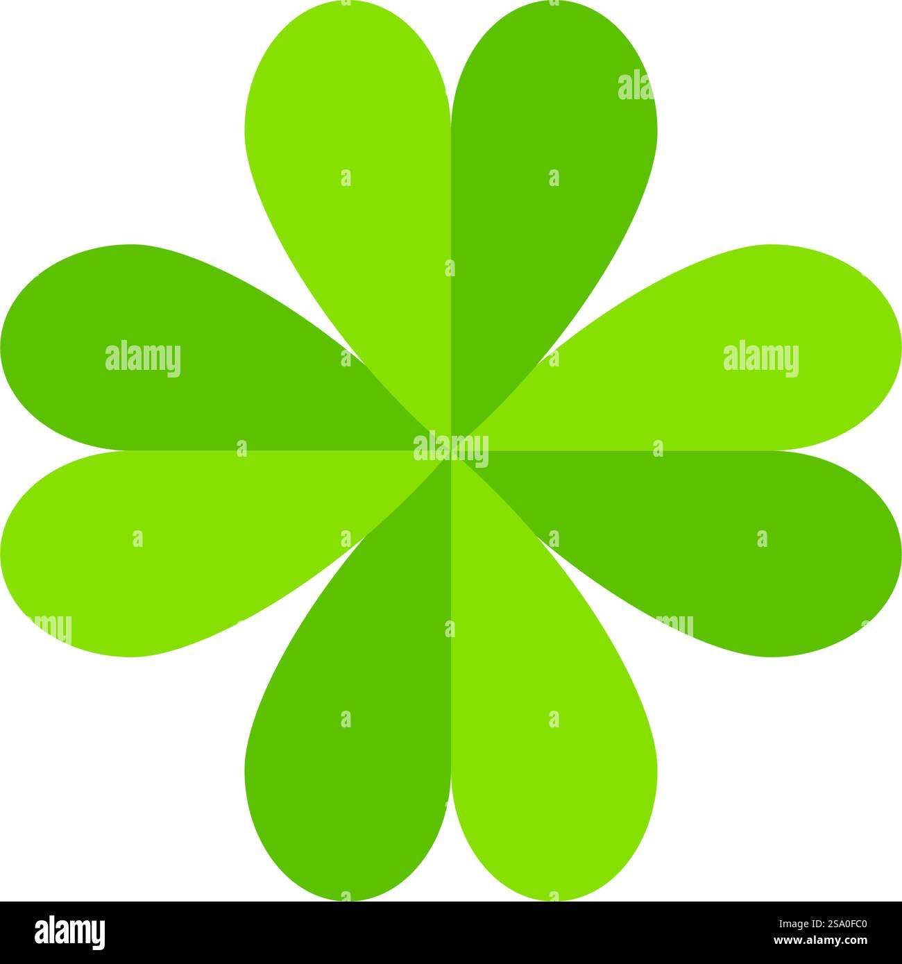 Clover leaf logo icon flat design Stock Vector Image & Art - Alamy