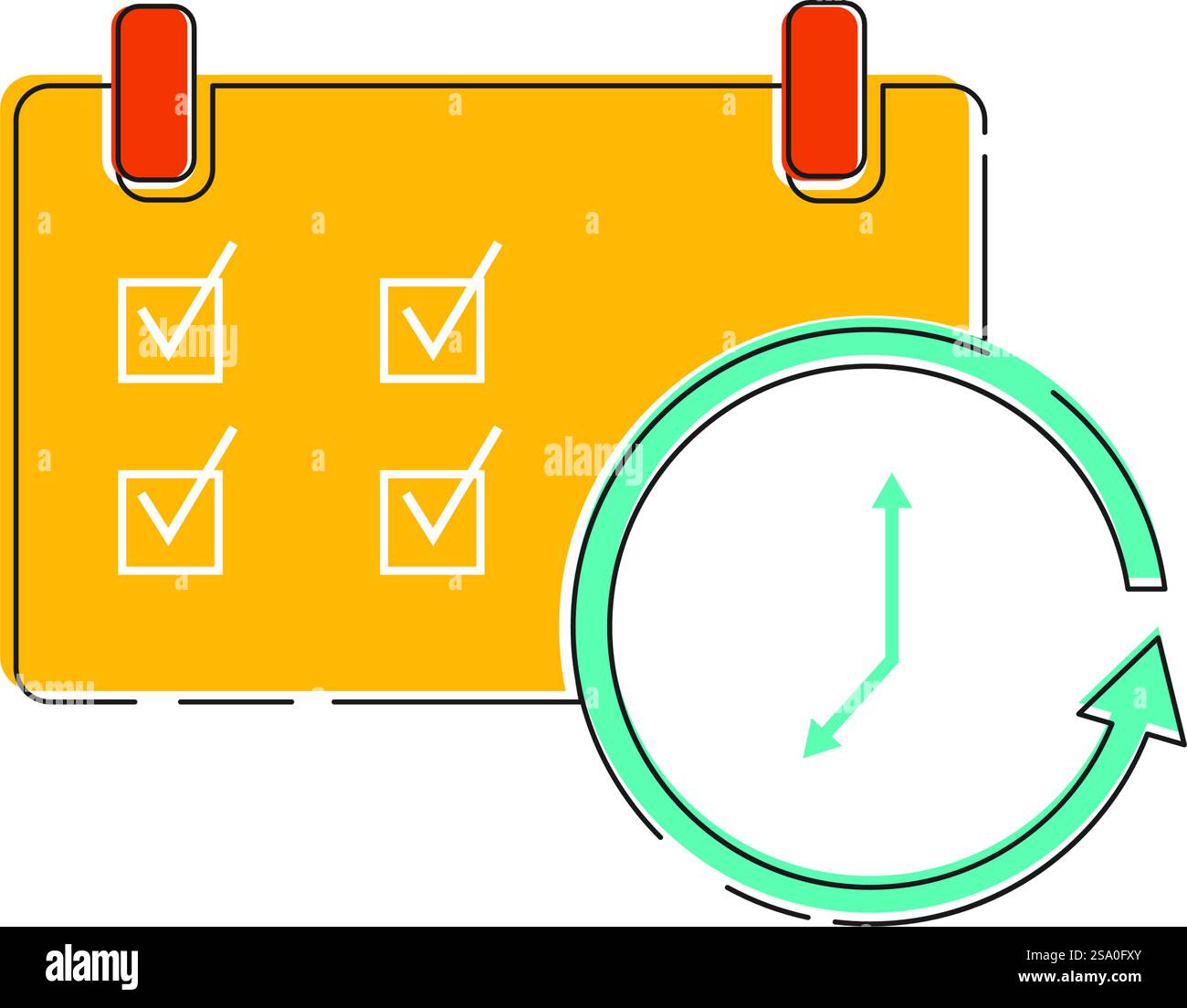 Marketing Business icon flat design Stock Vector