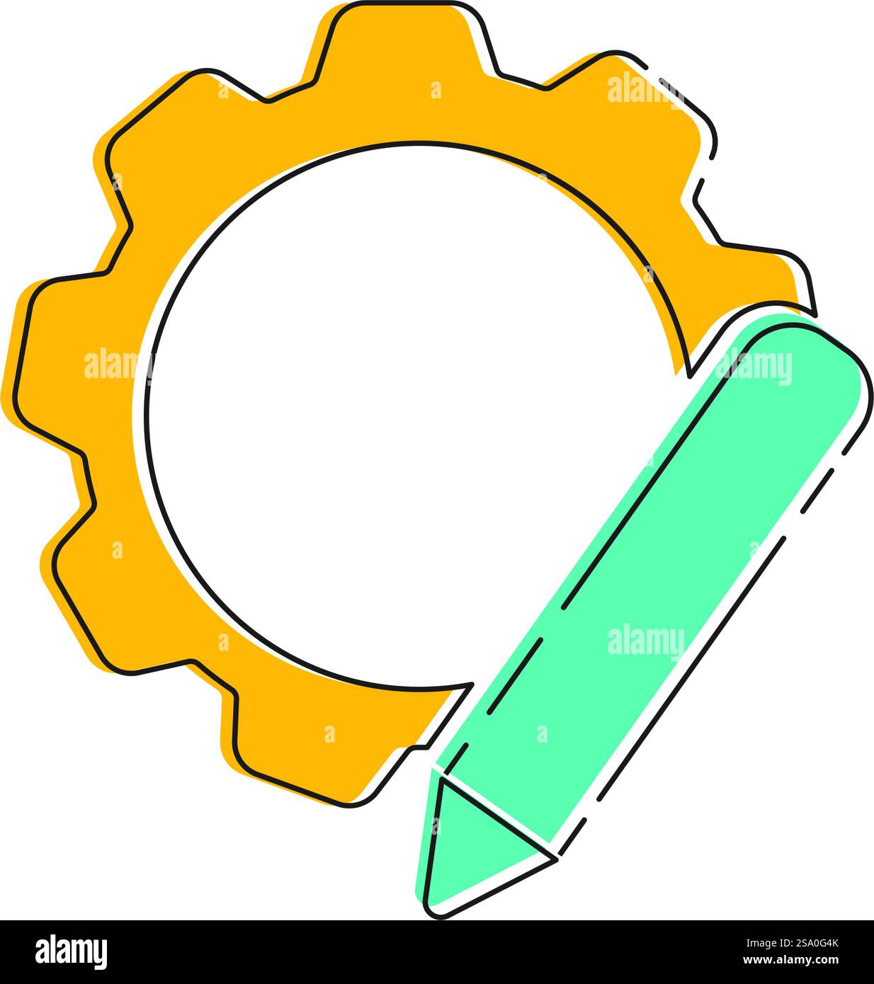 Marketing Business icon flat design Stock Vector
