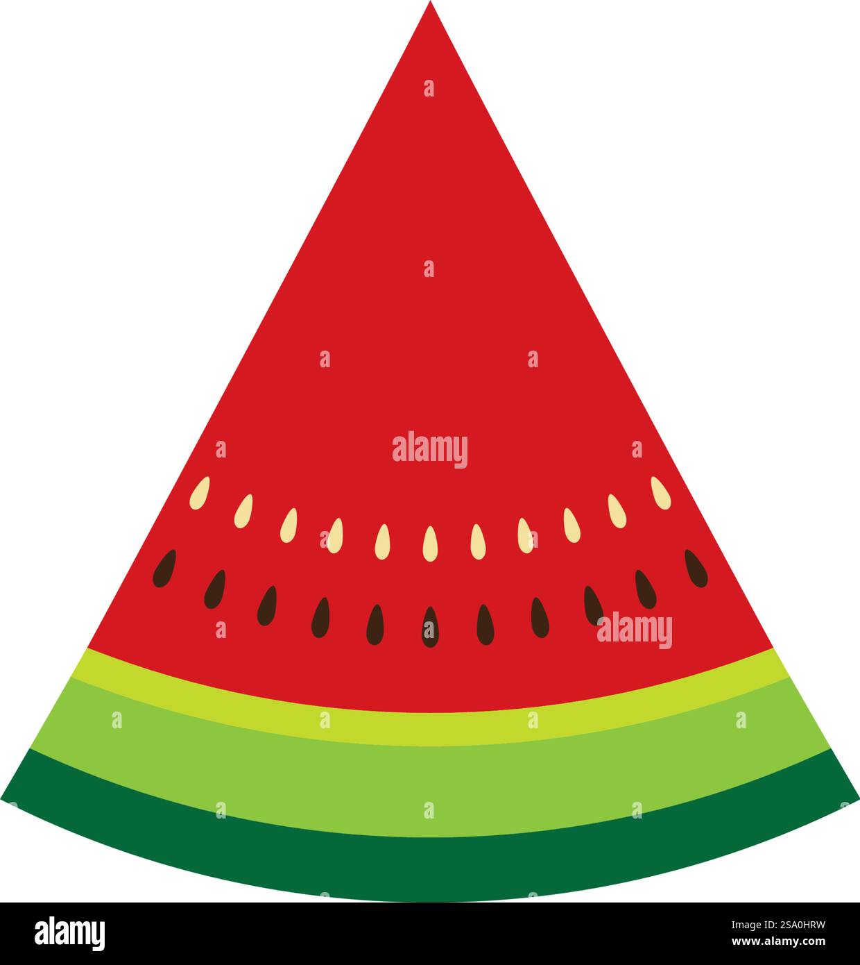 Watermelon icon Ilustration vector template Stock Vector