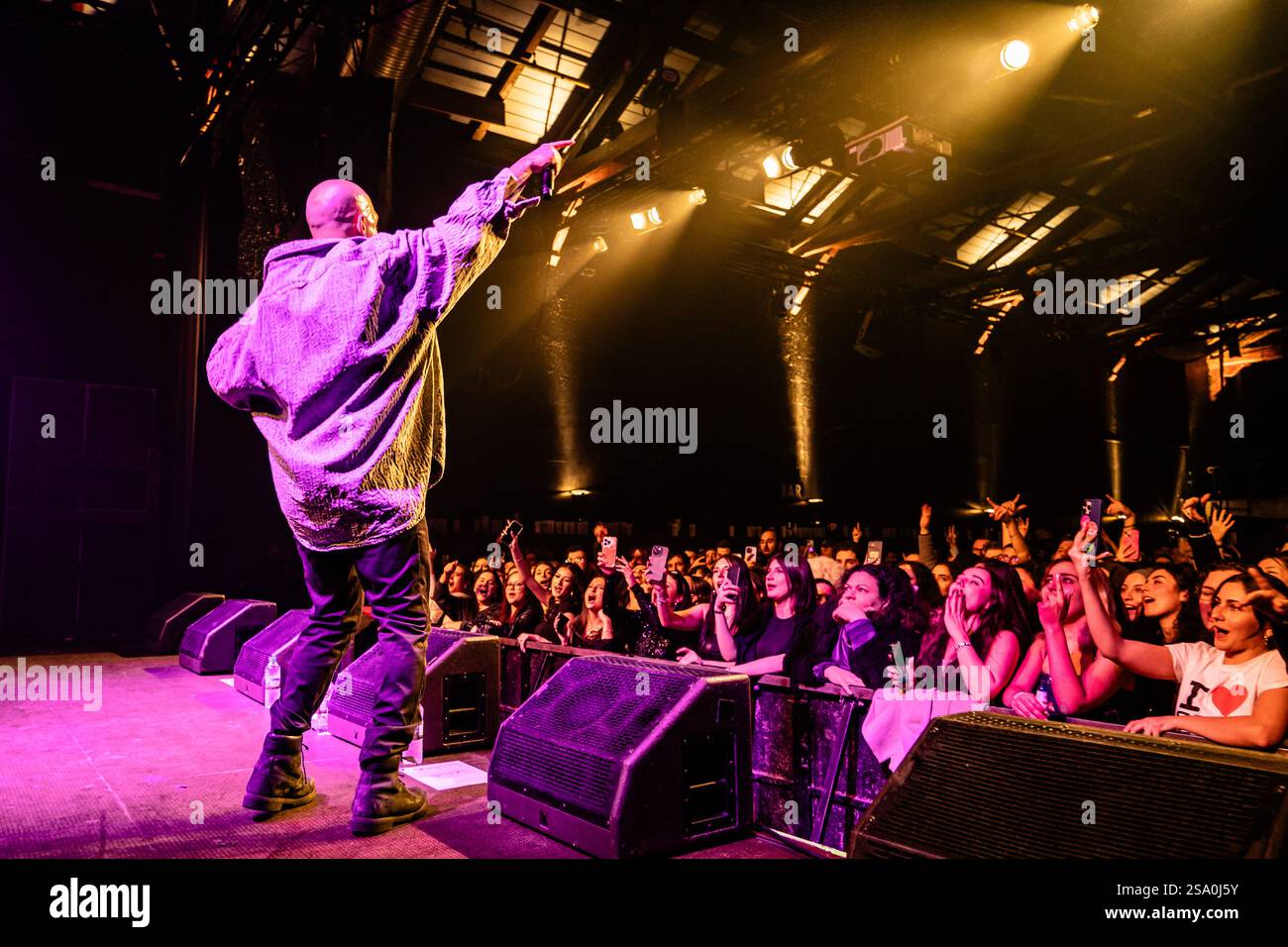 Turkish Raper Copenhagen, Denmark. 27th Jan, 2025. The Turkish rapper and singer ...