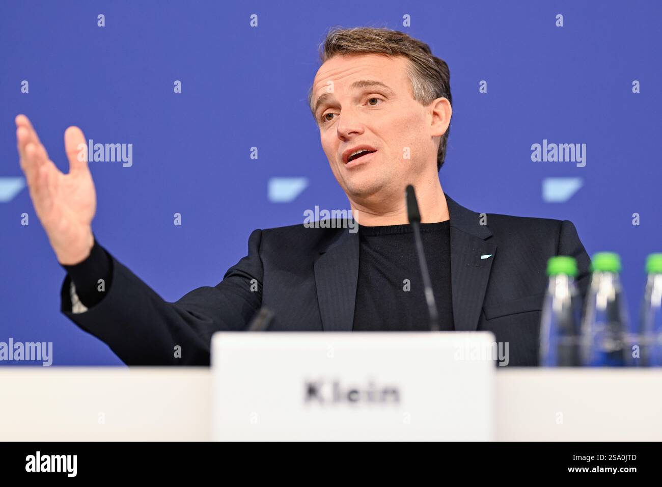 Walldorf, Germany. 28th Jan, 2025. Christian Klein, CEO of the software ...
