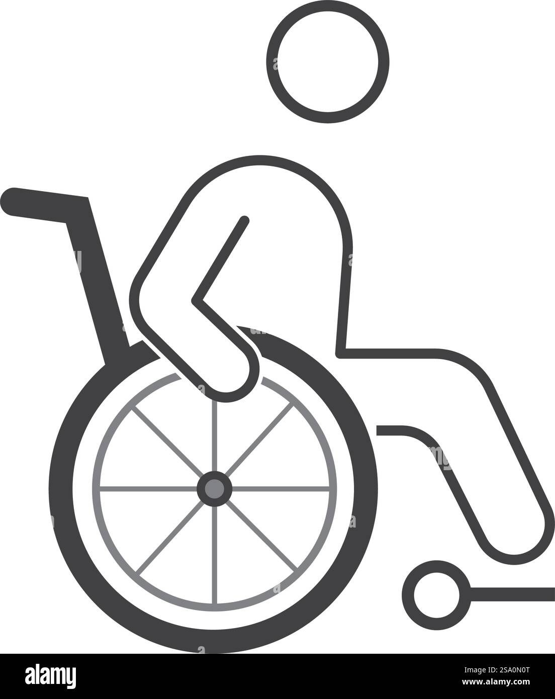 Body disability Cut Out Stock Images & Pictures - Alamy