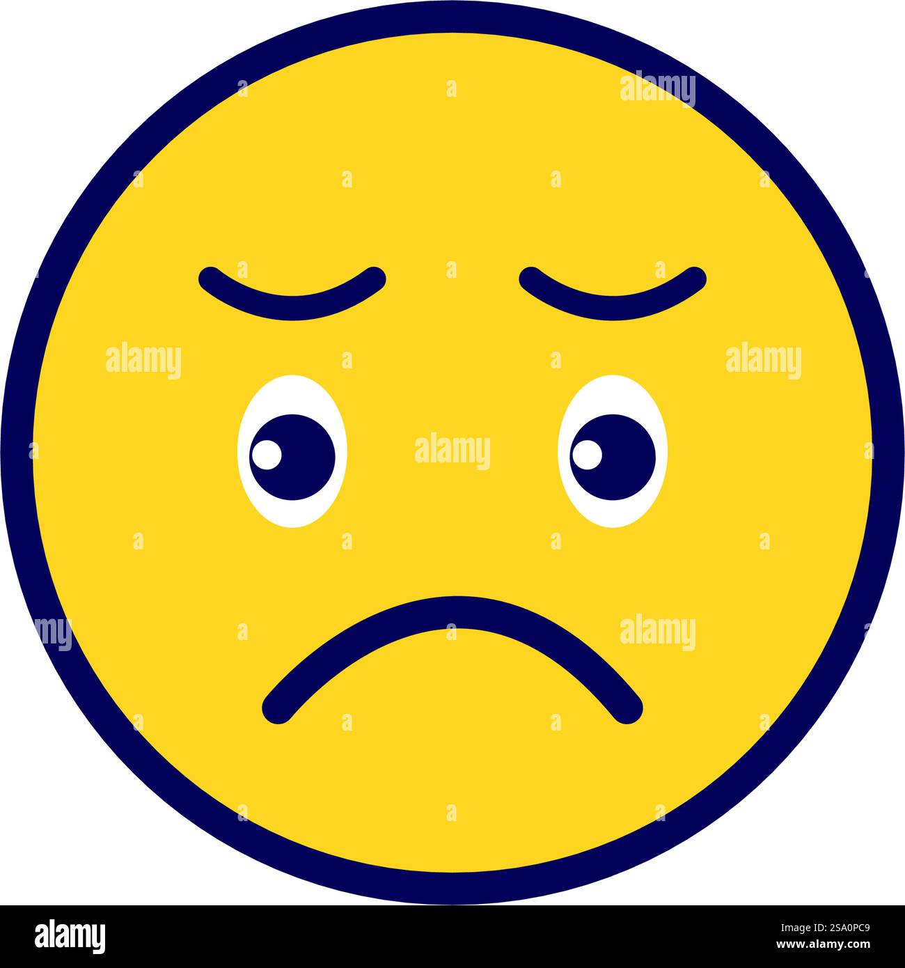 Emoticon icon new design editable stroke Stock Vector