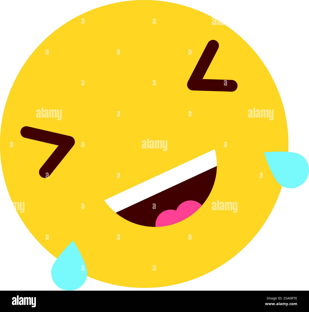 Emoticon icon new design editable stroke Stock Vector