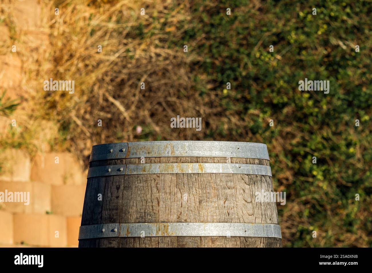 Metal Rims Around Barrell Metal rims hi-res stock photography and images - Alamy
