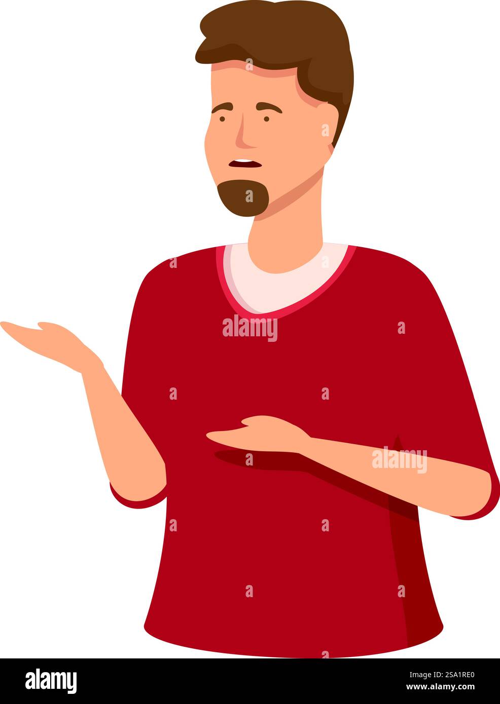 Talk person icon cartoon vector. Active modern character. Modern ...