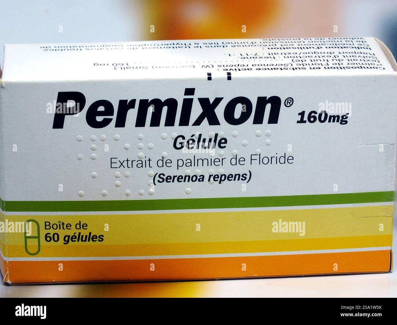 Box of Permixon capsules. Permixon 016853 038 Stock Photo - Alamy