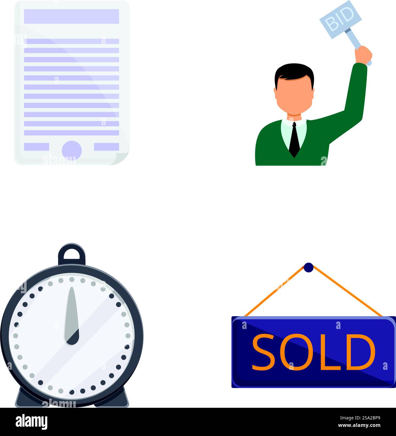 Tender process Stock Vector Images - Alamy